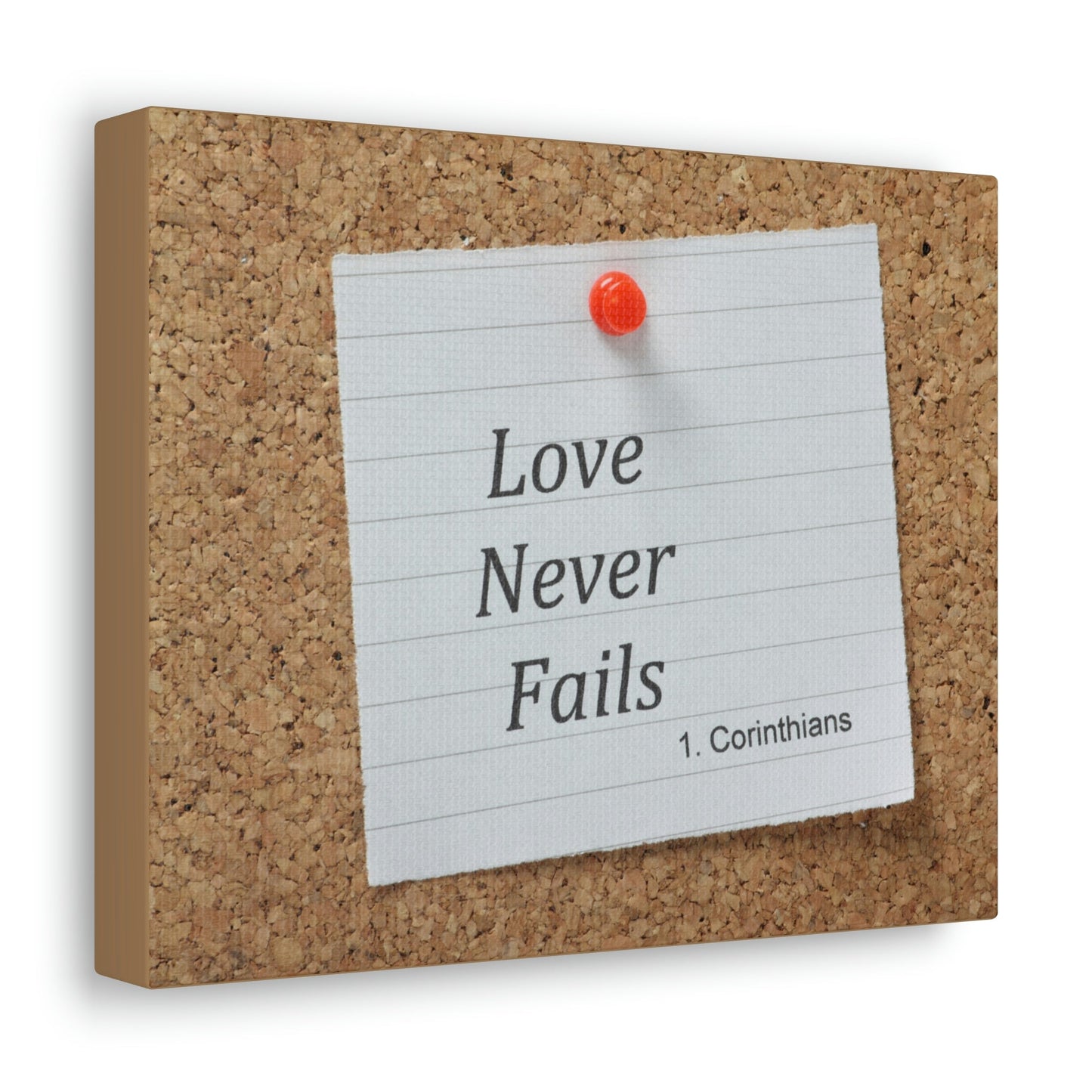 Love Never Fails 1 Corinthians 13 Christian Wall Art Bible Verse Print Ready to Hang Unframed-Express Your Love Gifts