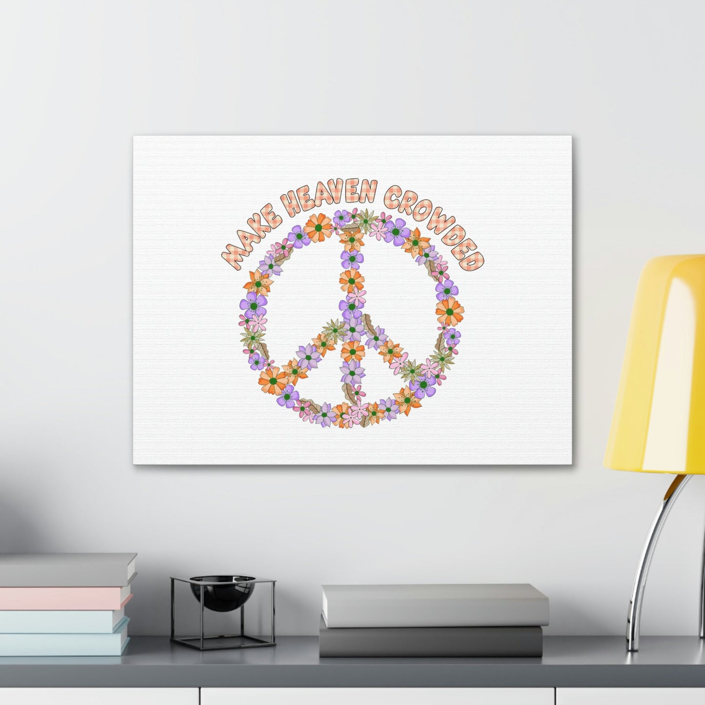 Make Heaven Crowded 1 Thessalonians 4:17 Christian Wall Art Bible Verse Print Ready to Hang Unframed-Express Your Love Gifts