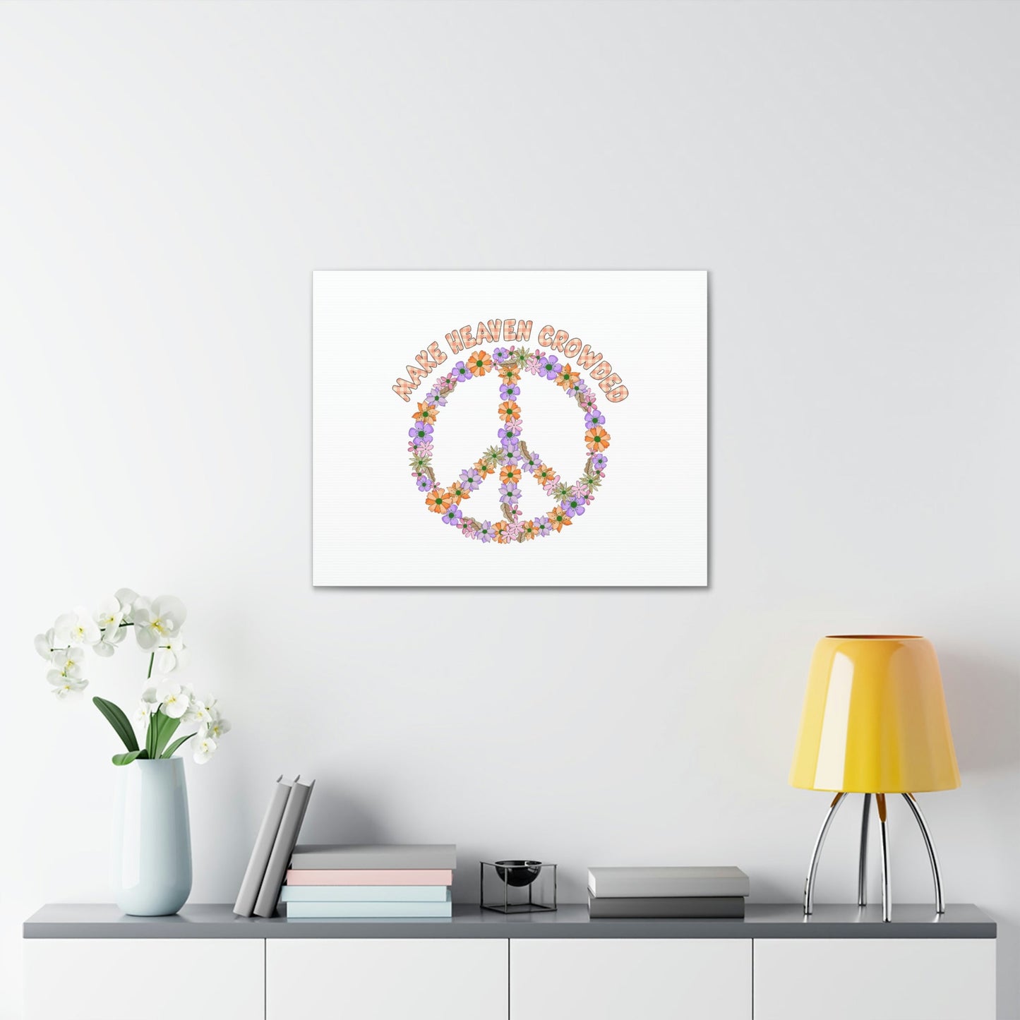 Make Heaven Crowded 1 Thessalonians 4:17 Christian Wall Art Bible Verse Print Ready to Hang Unframed-Express Your Love Gifts
