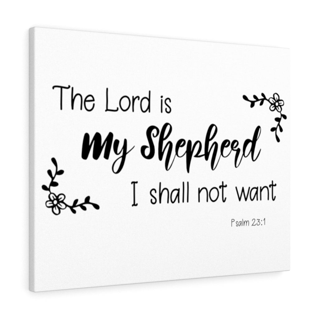 My Shepherd Psalm 23:1 Bible Verse Canvas Christian Wall Art Ready to Hang Unframed-Express Your Love Gifts