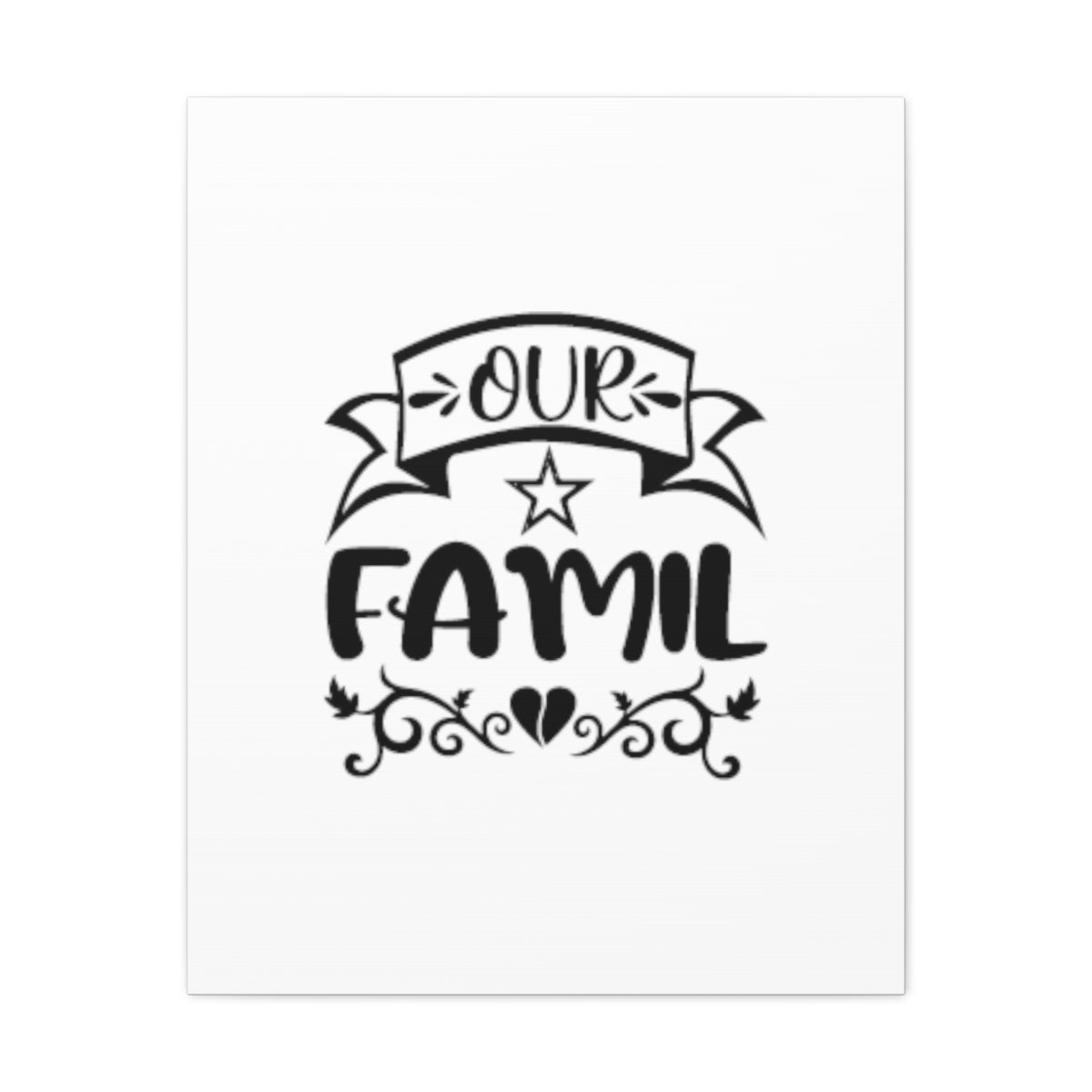 Our Family 1 John 4:20 Christian Wall Art Bible Verse Print Ready to Hang Unframed-Express Your Love Gifts