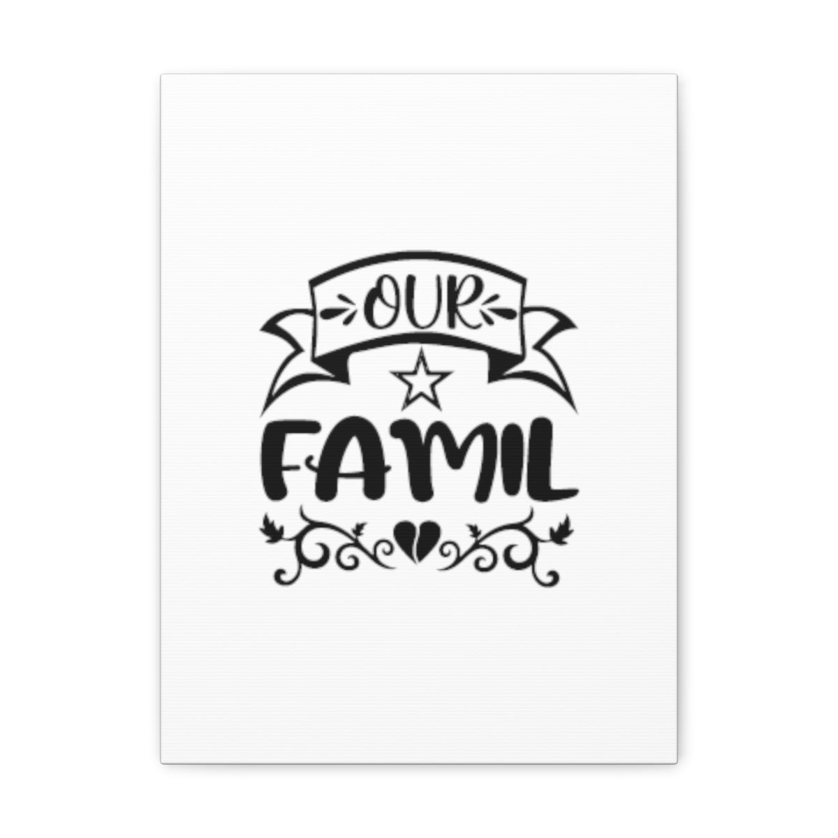 Our Family 1 John 4:20 Christian Wall Art Bible Verse Print Ready to Hang Unframed-Express Your Love Gifts