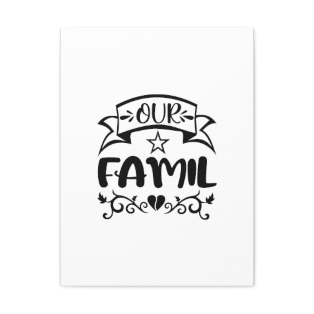Our Family 1 John 4:20 Christian Wall Art Bible Verse Print Ready to Hang Unframed-Express Your Love Gifts