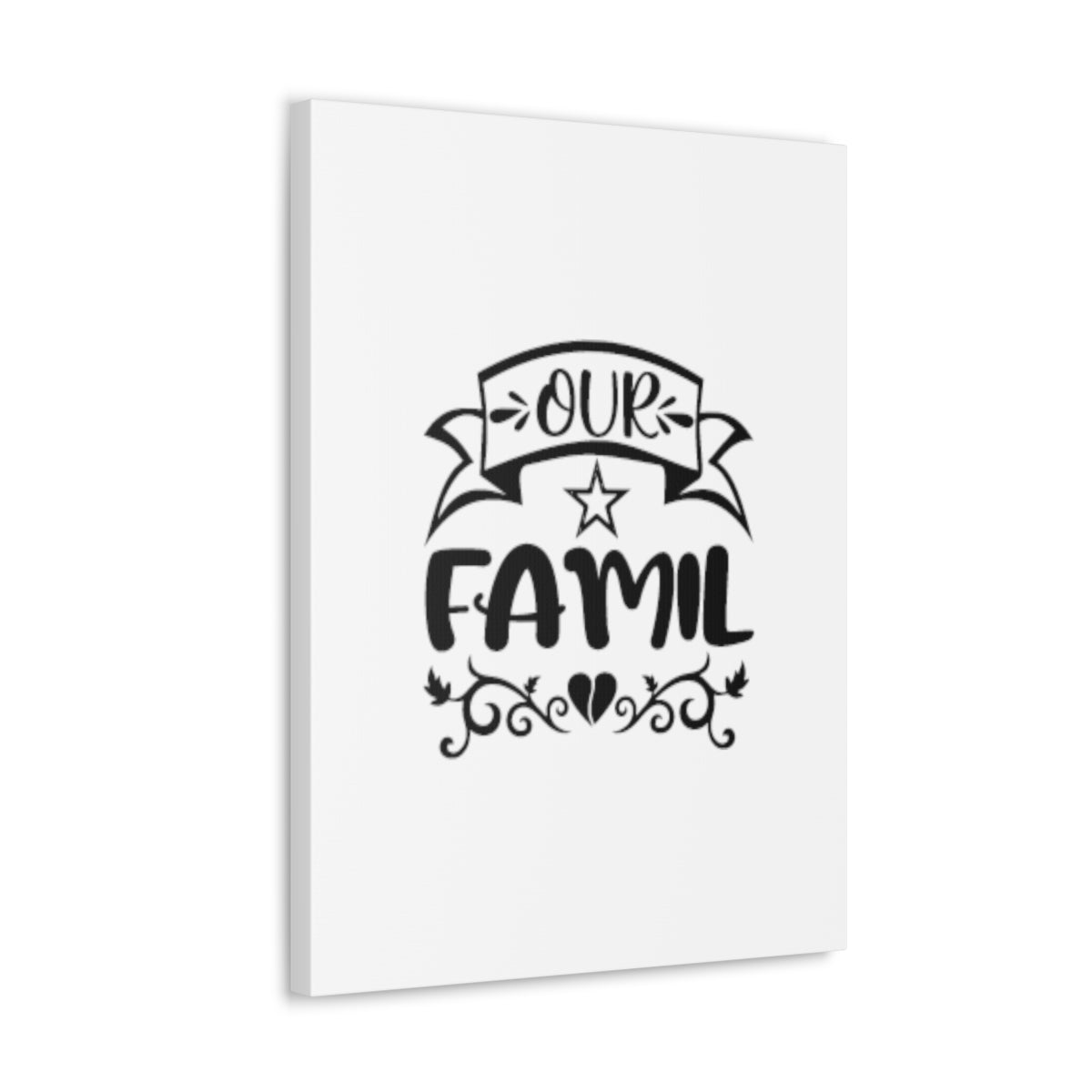 Our Family 1 John 4:20 Christian Wall Art Bible Verse Print Ready to Hang Unframed-Express Your Love Gifts