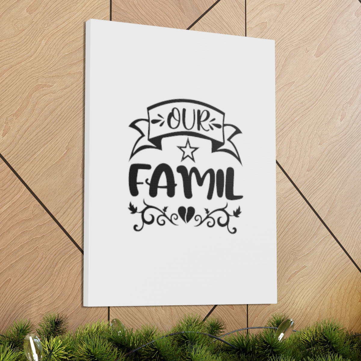 Our Family 1 John 4:20 Christian Wall Art Bible Verse Print Ready to Hang Unframed-Express Your Love Gifts