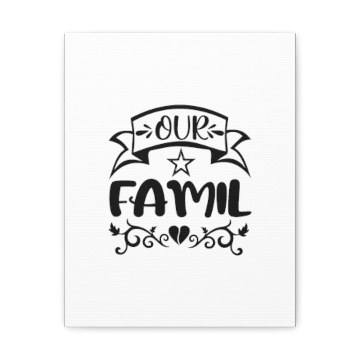 Our Family 1 John 4:20 Christian Wall Art Bible Verse Print Ready to Hang Unframed-Express Your Love Gifts