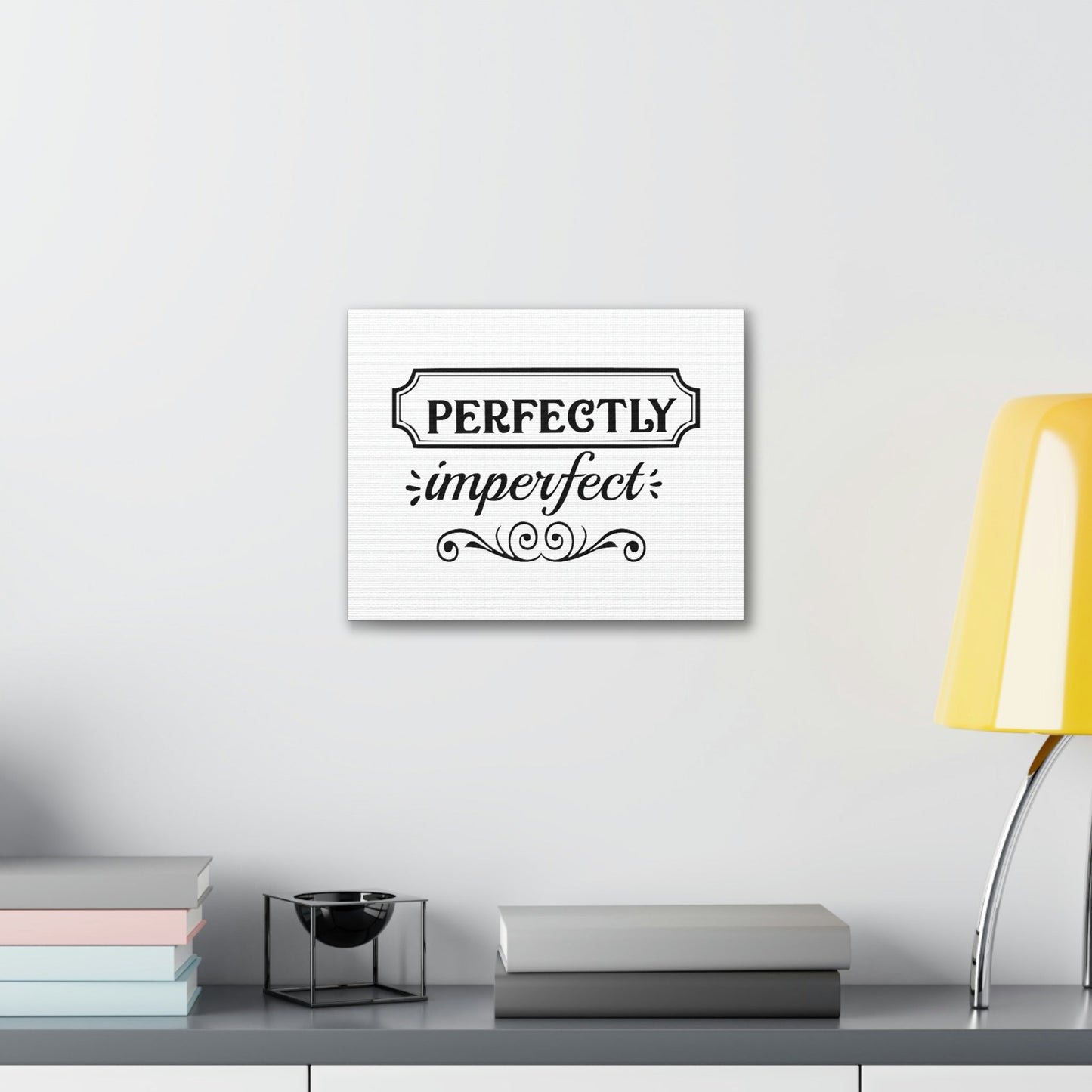 Perfectly Imperfect Job 9:20 Christian Wall Art Bible Verse Print Ready to Hang Unframed-Express Your Love Gifts