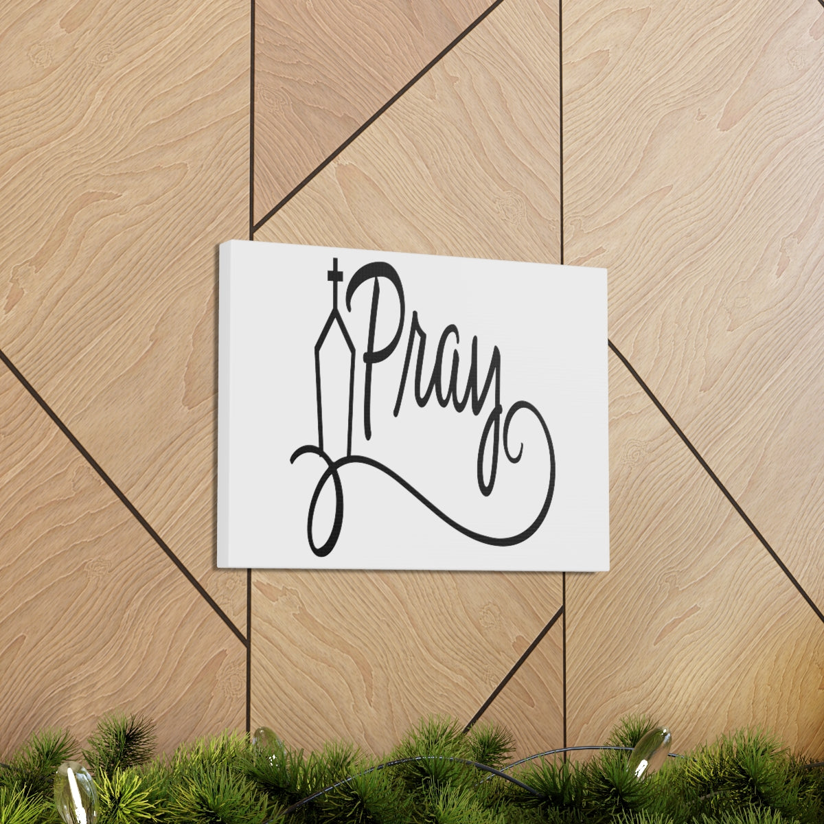 Scripture Walls Pray Church 1 Thessalonians 5:16-18 Christian Wall Art Print Ready to Hang Unframed-Express Your Love Gifts