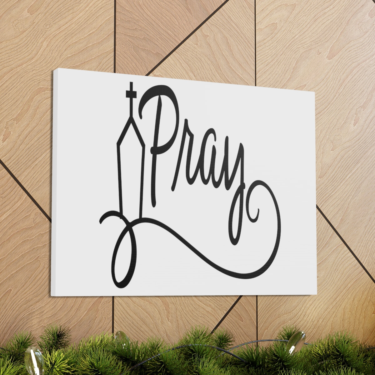 Scripture Walls Pray Church 1 Thessalonians 5:16-18 Christian Wall Art Print Ready to Hang Unframed-Express Your Love Gifts