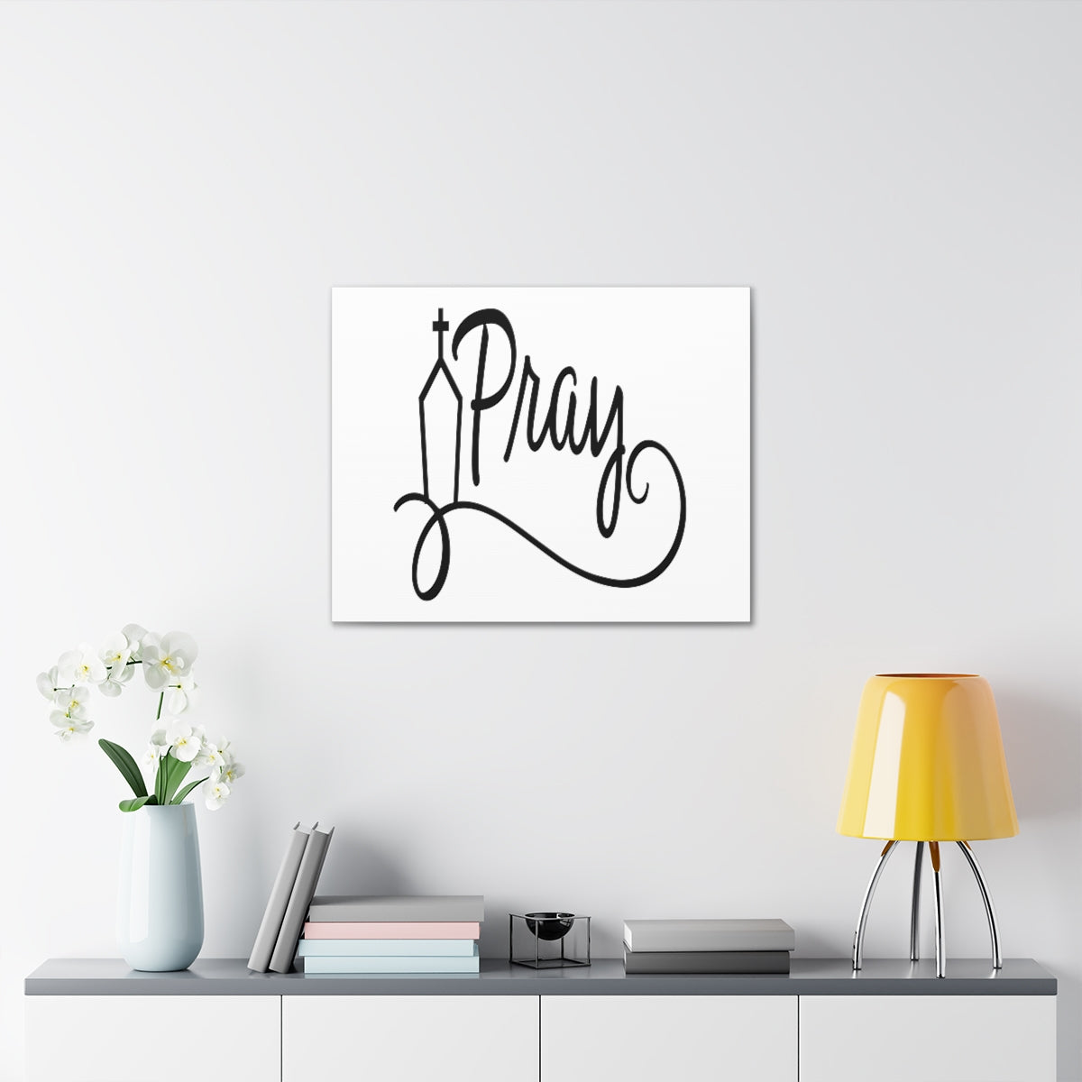Scripture Walls Pray Church 1 Thessalonians 5:16-18 Christian Wall Art Print Ready to Hang Unframed-Express Your Love Gifts