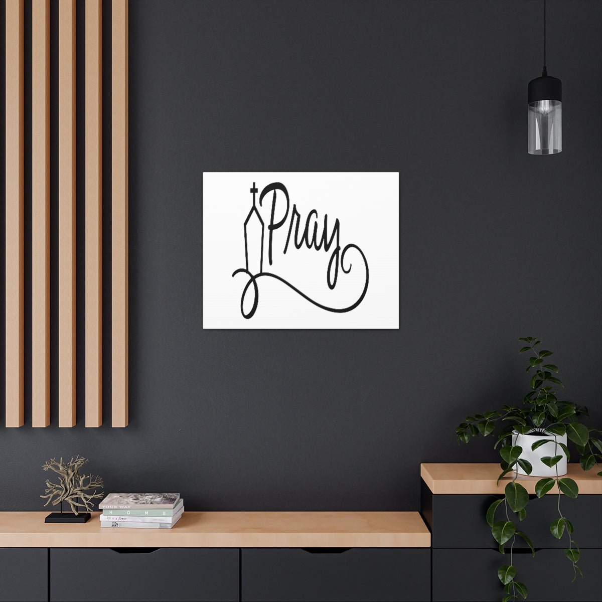 Scripture Walls Pray Church 1 Thessalonians 5:16-18 Christian Wall Art Print Ready to Hang Unframed-Express Your Love Gifts