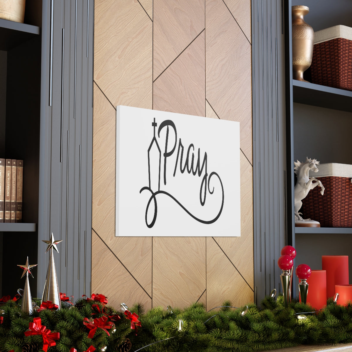 Scripture Walls Pray Church 1 Thessalonians 5:16-18 Christian Wall Art Print Ready to Hang Unframed-Express Your Love Gifts