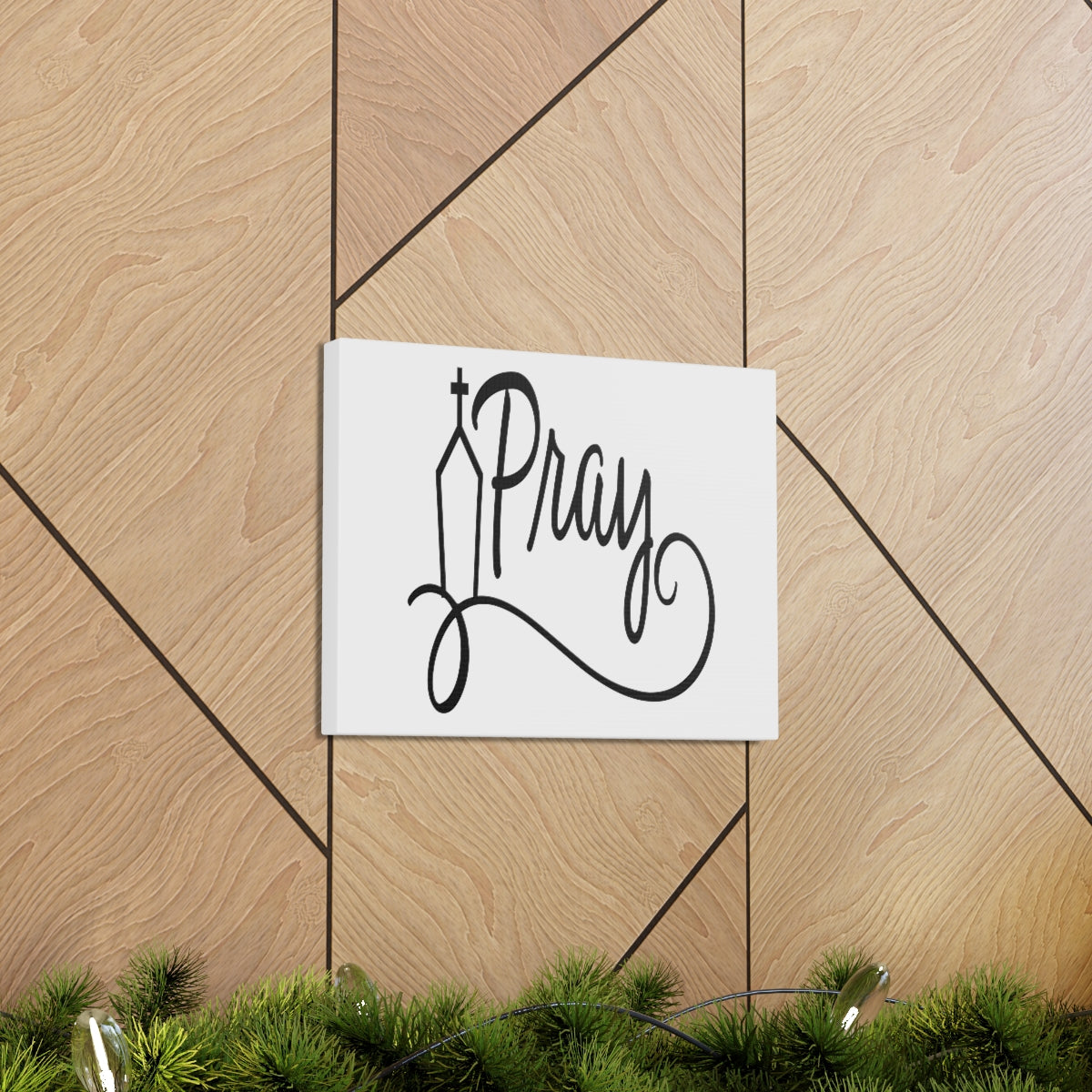 Scripture Walls Pray Church 1 Thessalonians 5:16-18 Christian Wall Art Print Ready to Hang Unframed-Express Your Love Gifts