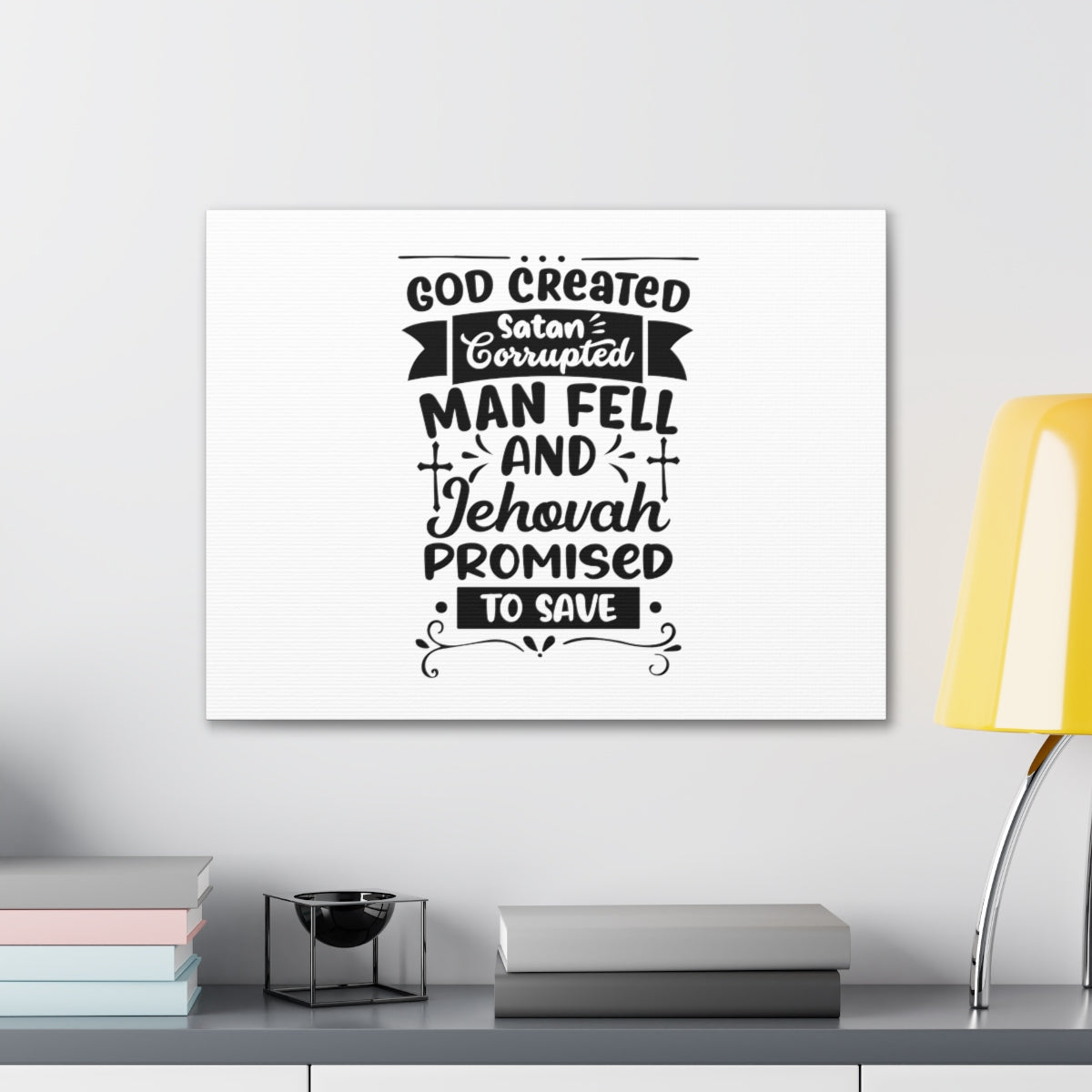 Promised To Save Psalm 116:8 Christian Wall Art Bible Verse Print Ready to Hang Unframed-Express Your Love Gifts