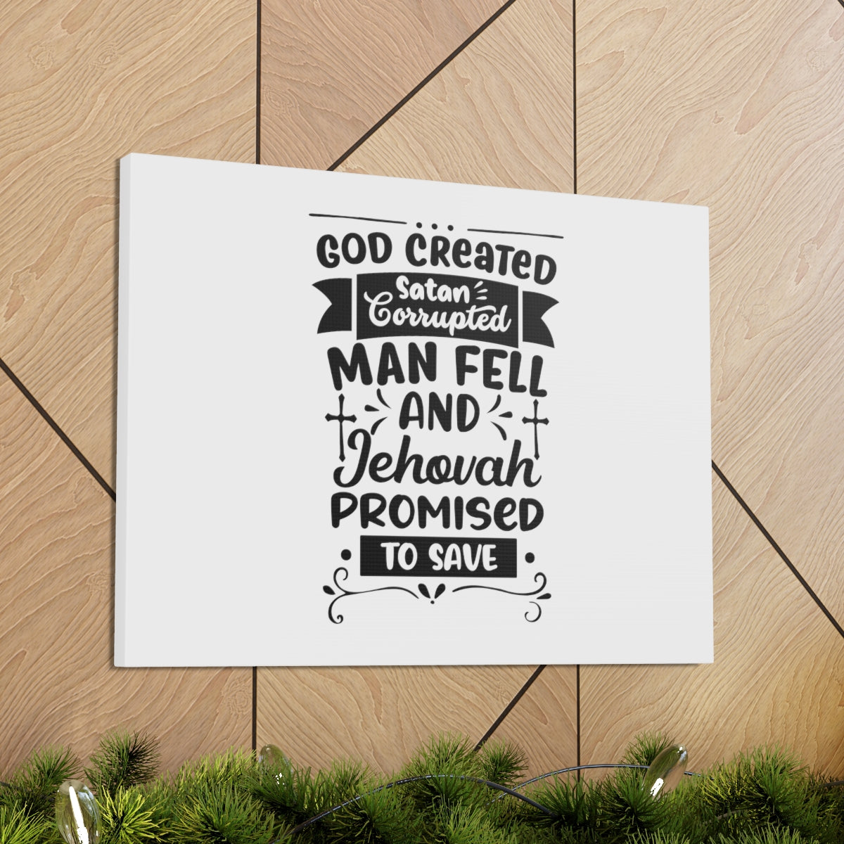 Promised To Save Psalm 116:8 Christian Wall Art Bible Verse Print Ready to Hang Unframed-Express Your Love Gifts