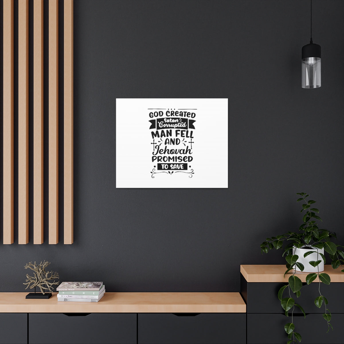 Promised To Save Psalm 116:8 Christian Wall Art Bible Verse Print Ready to Hang Unframed-Express Your Love Gifts