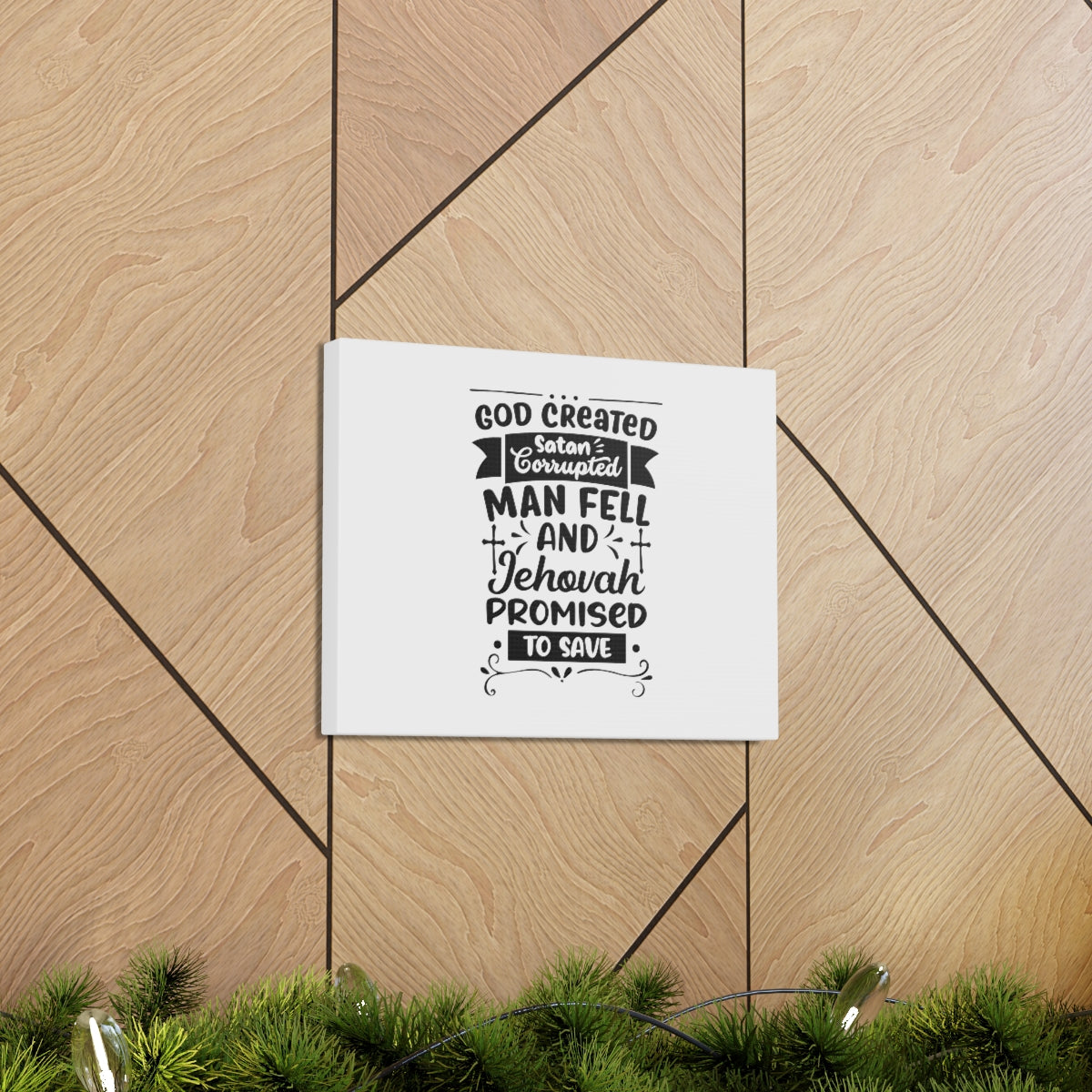 Promised To Save Psalm 116:8 Christian Wall Art Bible Verse Print Ready to Hang Unframed-Express Your Love Gifts