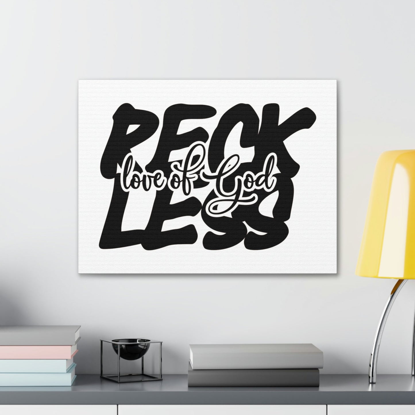 Scripture Walls Reckless Love Of God Psalm 36:7 Christian Wall Art Print Ready to Hang Unframed-Express Your Love Gifts