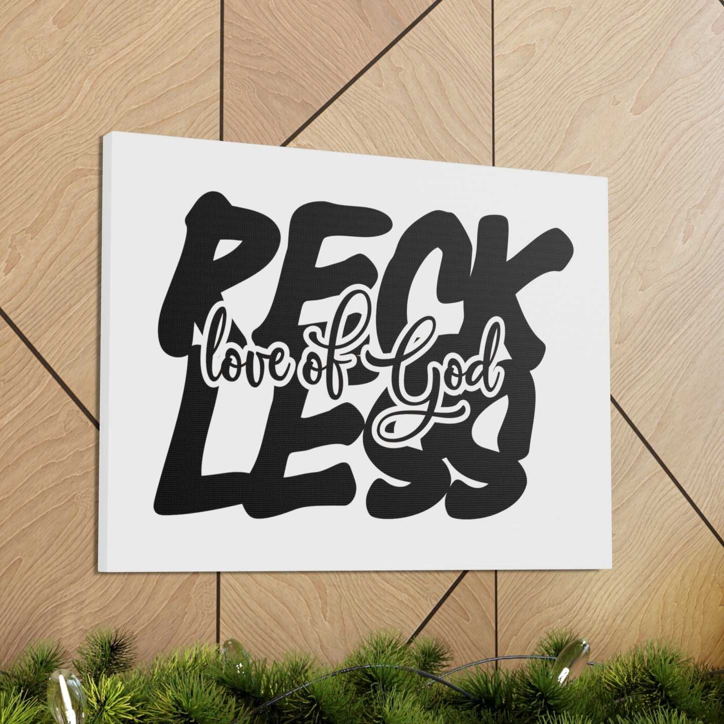 Scripture Walls Reckless Love Of God Psalm 36:7 Christian Wall Art Print Ready to Hang Unframed-Express Your Love Gifts