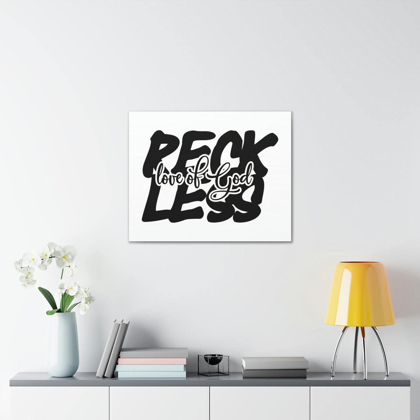 Scripture Walls Reckless Love Of God Psalm 36:7 Christian Wall Art Print Ready to Hang Unframed-Express Your Love Gifts