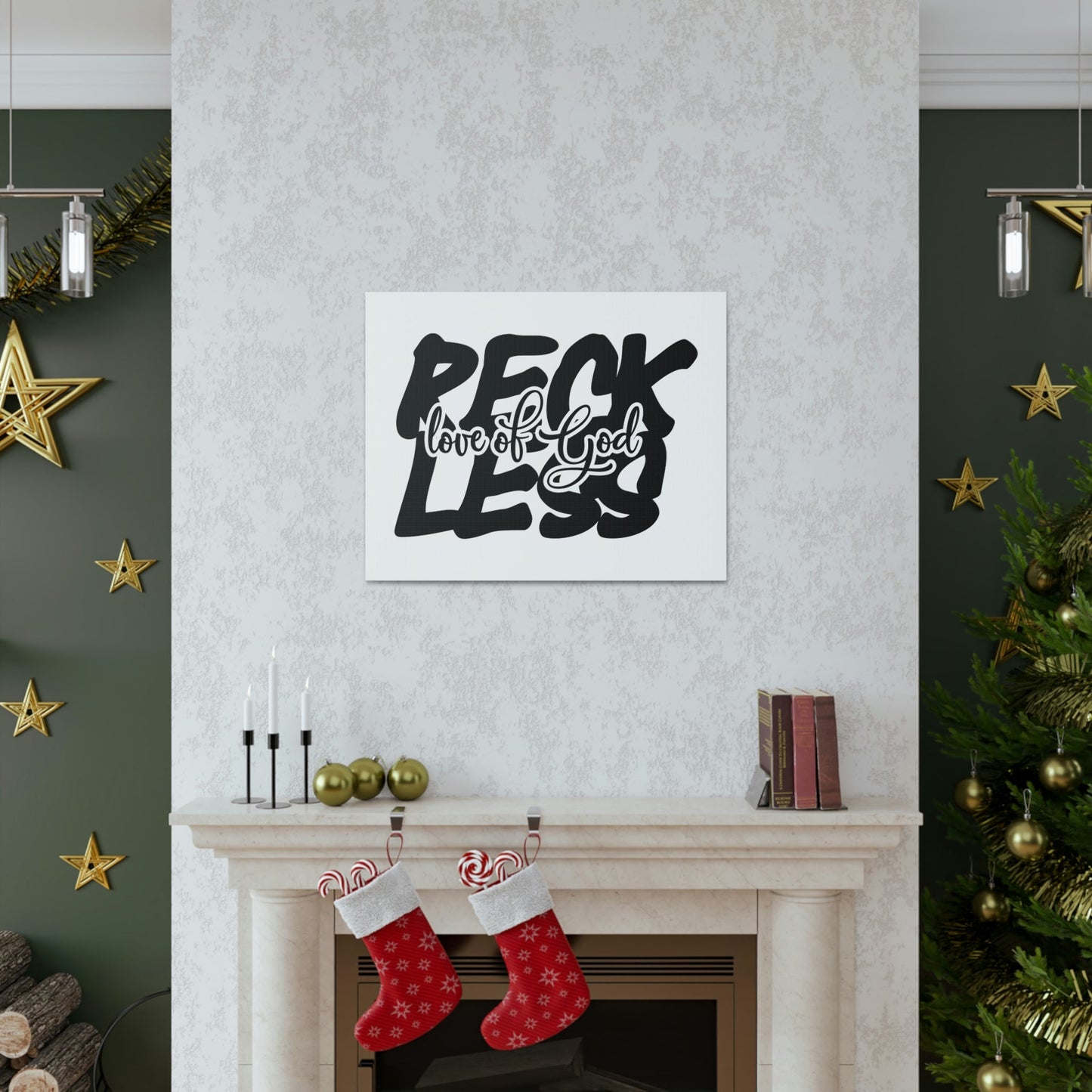 Scripture Walls Reckless Love Of God Psalm 36:7 Christian Wall Art Print Ready to Hang Unframed-Express Your Love Gifts