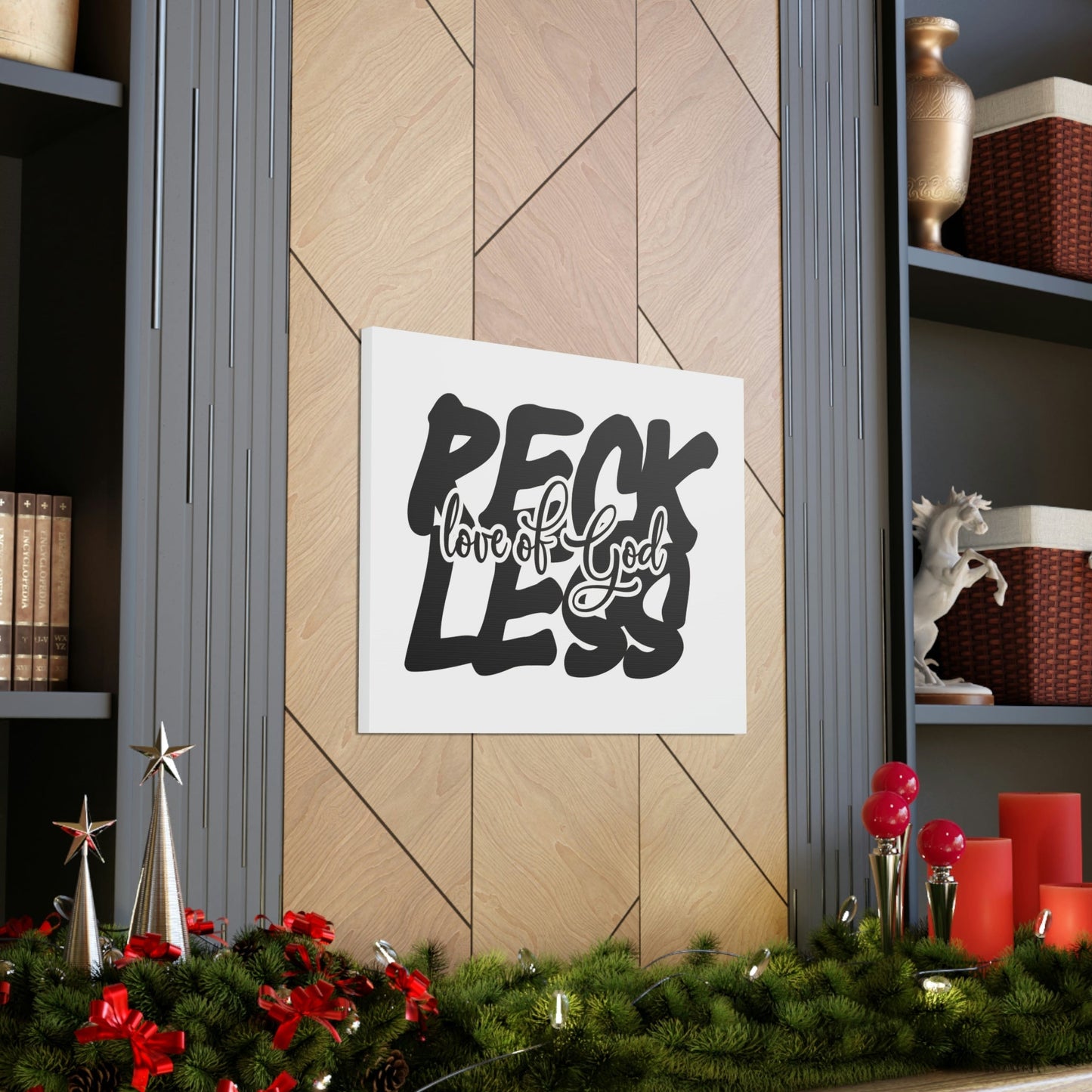 Scripture Walls Reckless Love Of God Psalm 36:7 Christian Wall Art Print Ready to Hang Unframed-Express Your Love Gifts