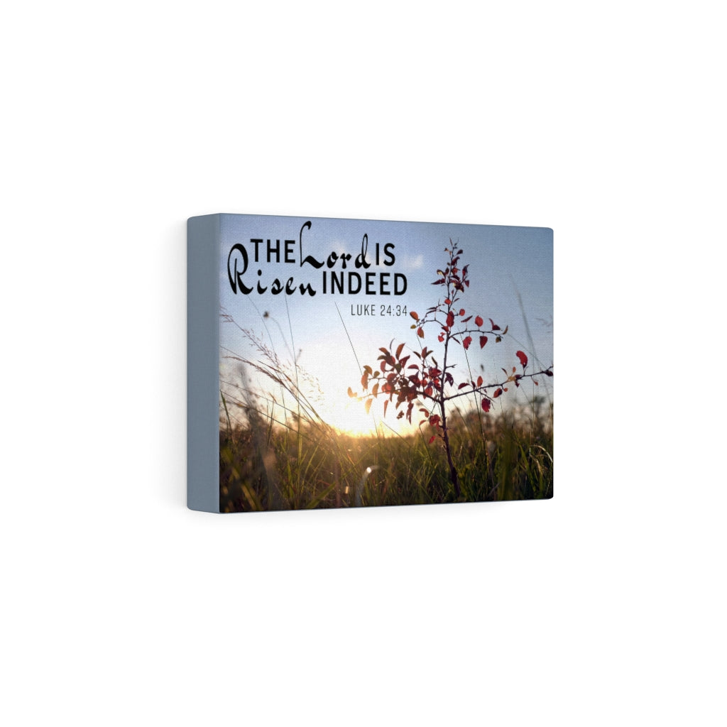 Risen Indeed Luke 24:34 Bible Verse Canvas Christian Wall Art Ready to Hang Unframed-Express Your Love Gifts