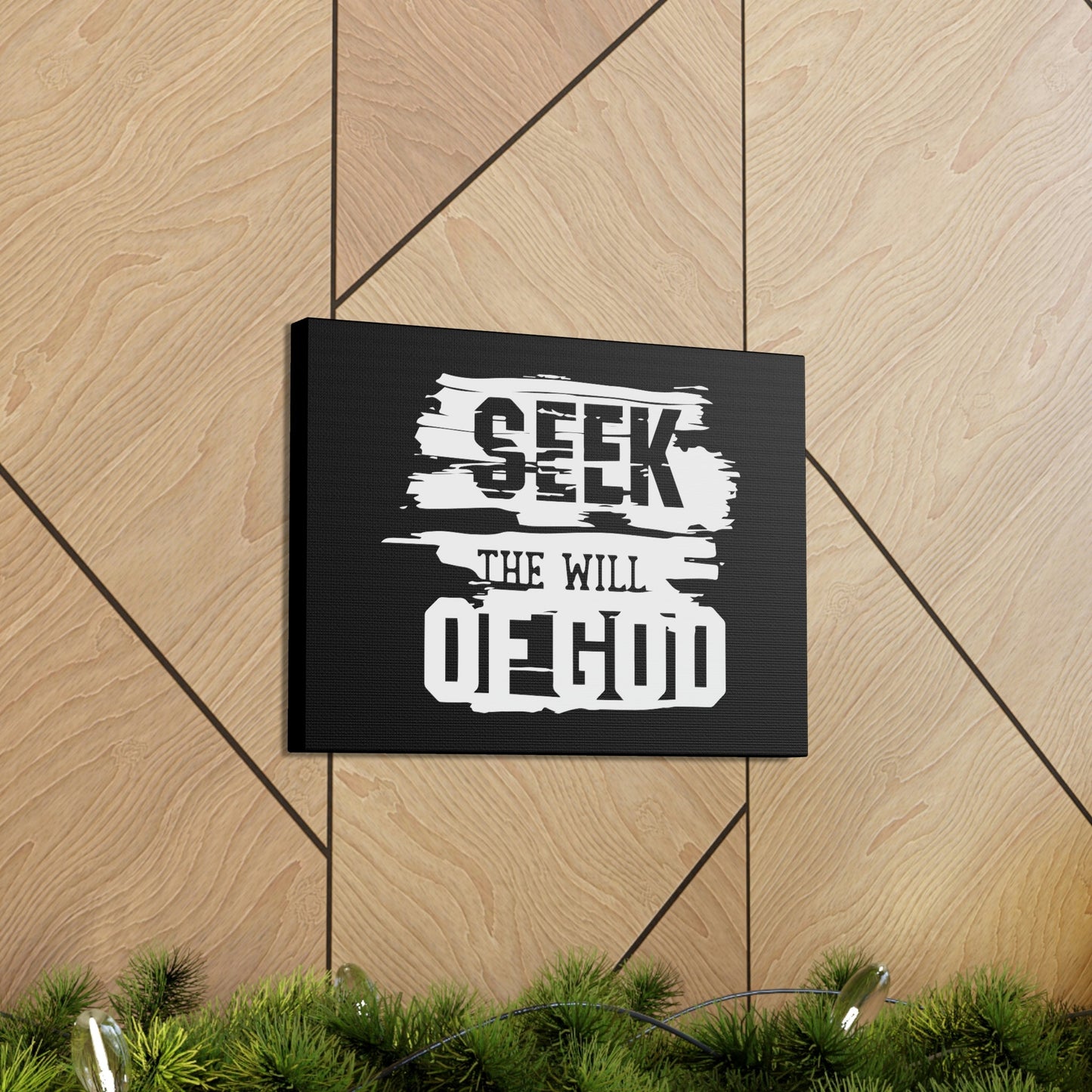 Seek The Will Of God Matthew 6:33 Christian Wall Art Bible Verse Print Ready to Hang Unframed-Express Your Love Gifts