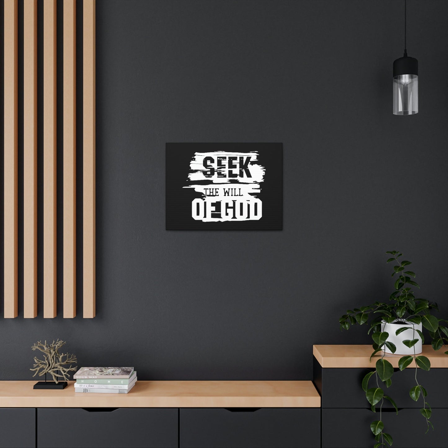 Seek The Will Of God Matthew 6:33 Christian Wall Art Bible Verse Print Ready to Hang Unframed-Express Your Love Gifts