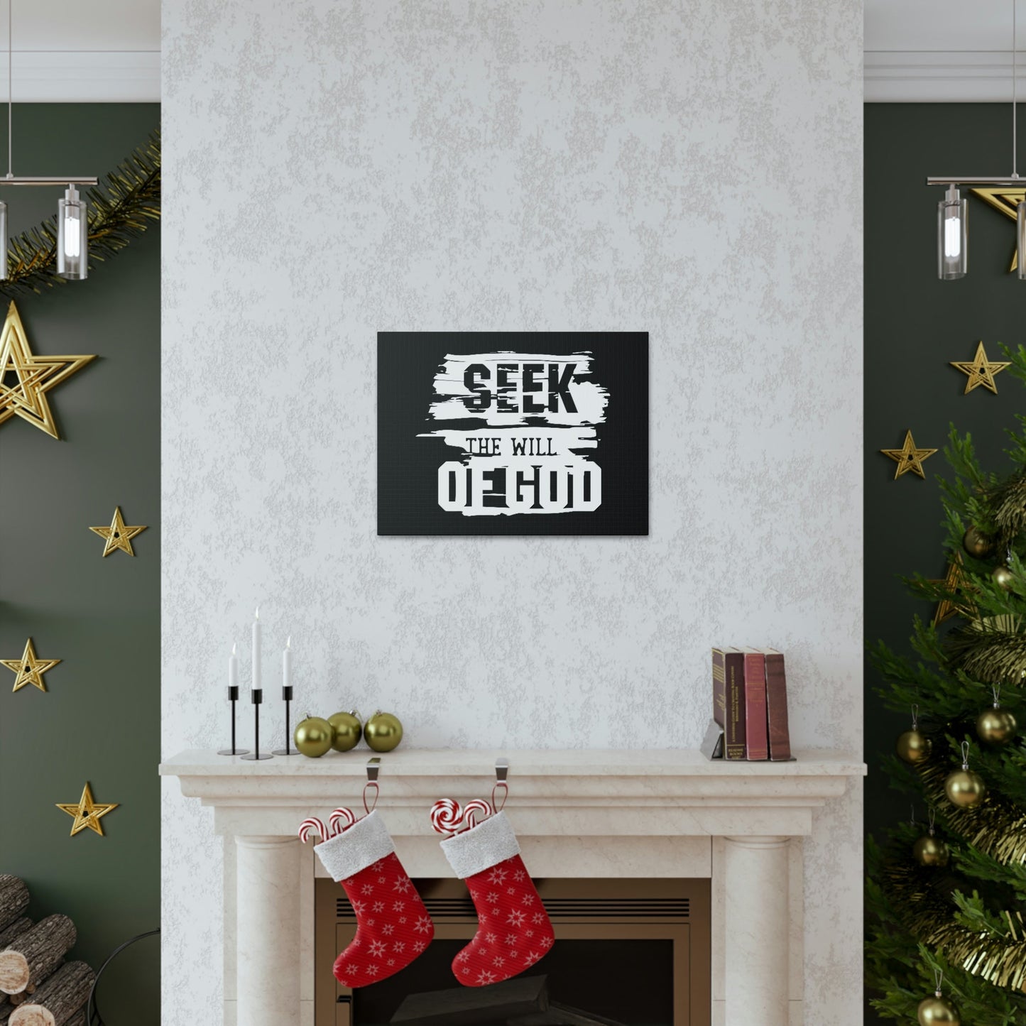 Seek The Will Of God Matthew 6:33 Christian Wall Art Bible Verse Print Ready to Hang Unframed-Express Your Love Gifts