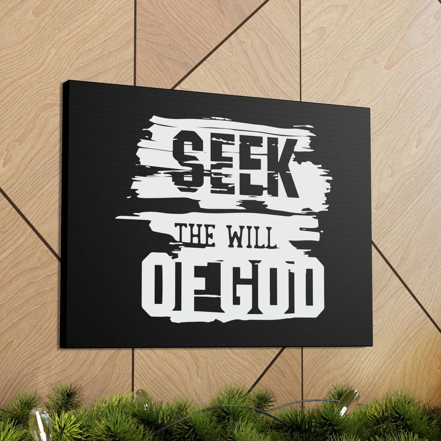 Seek The Will Of God Matthew 6:33 Christian Wall Art Bible Verse Print Ready to Hang Unframed-Express Your Love Gifts