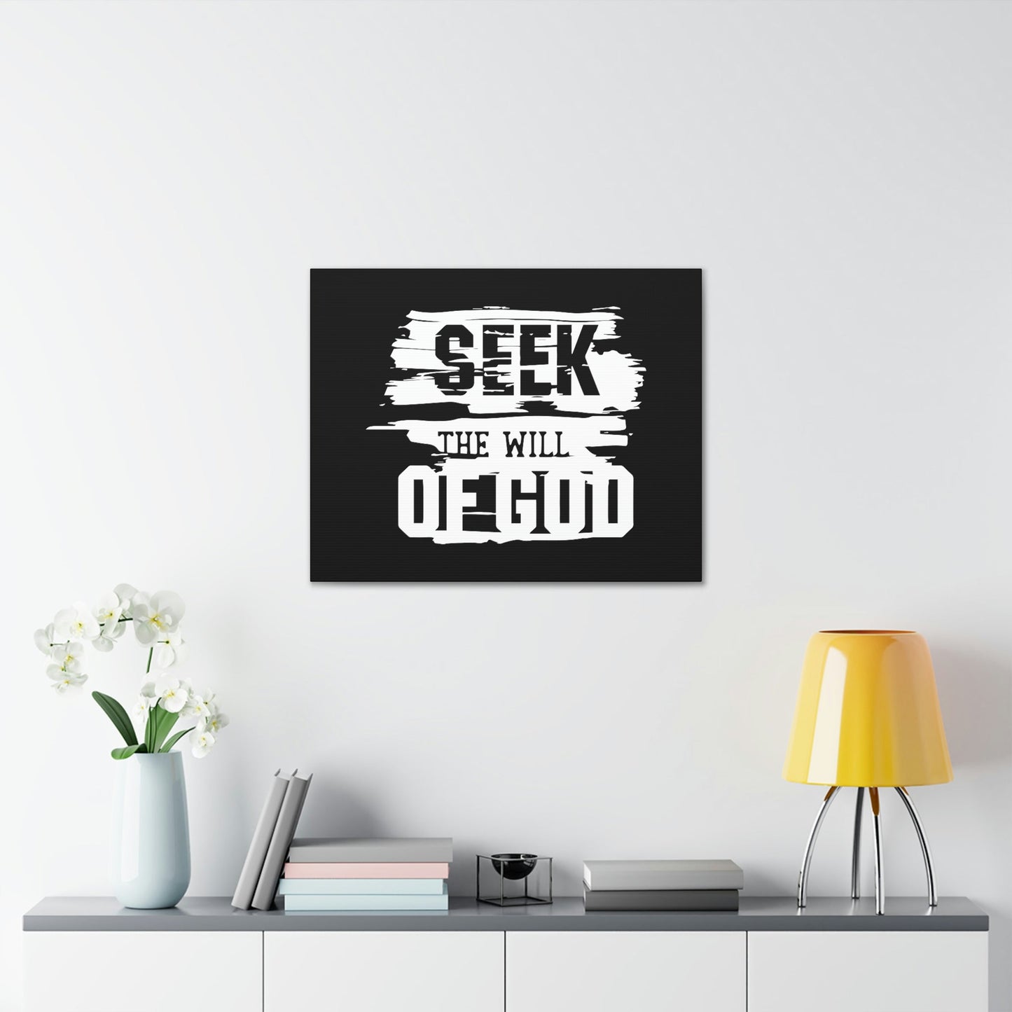 Seek The Will Of God Matthew 6:33 Christian Wall Art Bible Verse Print Ready to Hang Unframed-Express Your Love Gifts