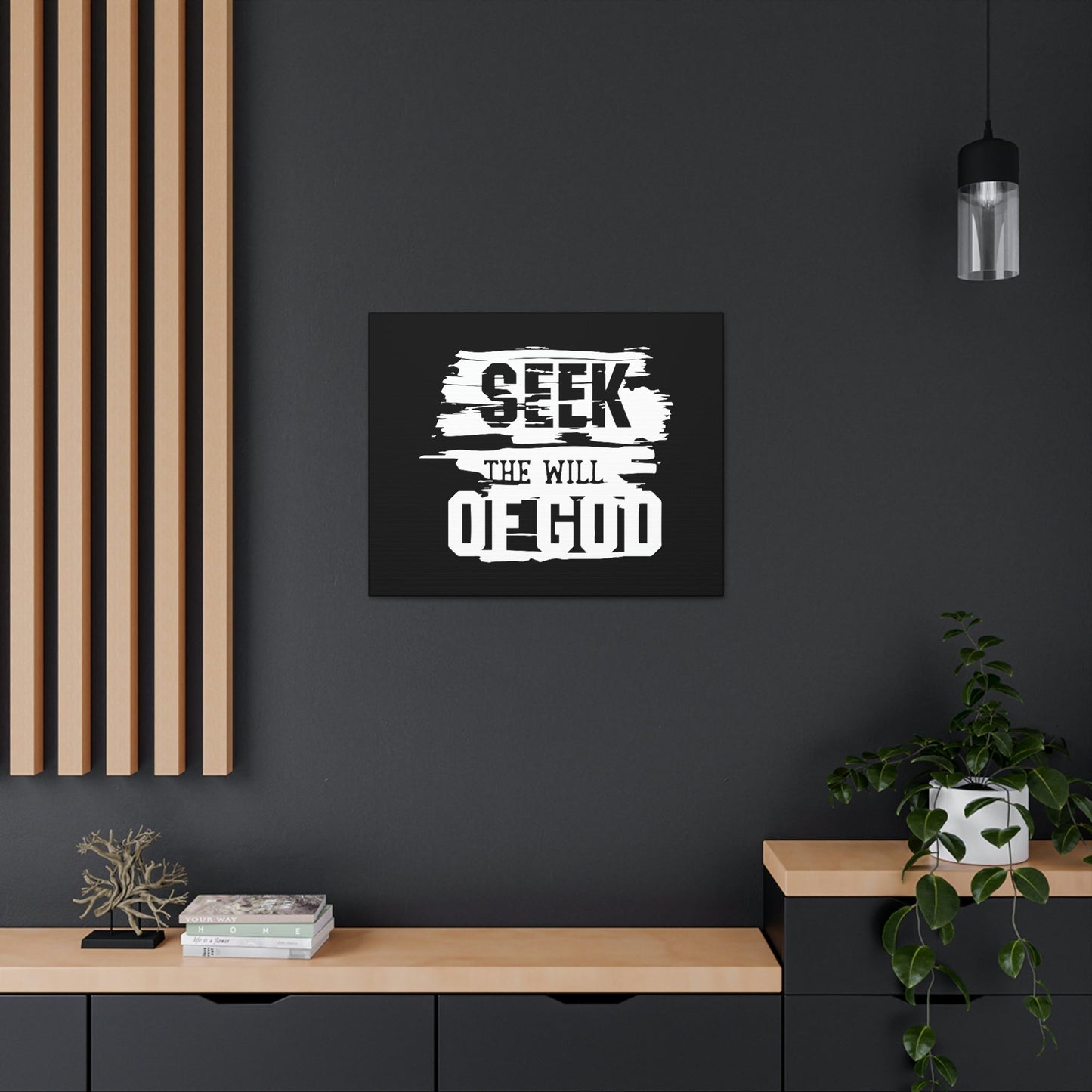 Seek The Will Of God Matthew 6:33 Christian Wall Art Bible Verse Print Ready to Hang Unframed-Express Your Love Gifts