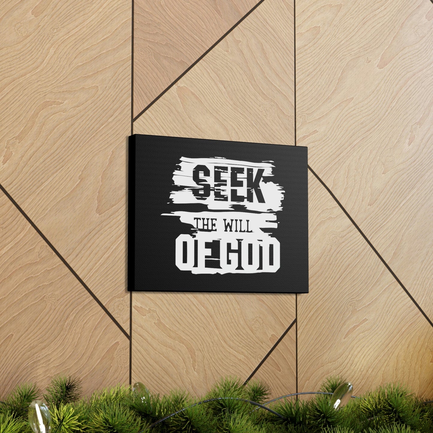 Seek The Will Of God Matthew 6:33 Christian Wall Art Bible Verse Print Ready to Hang Unframed-Express Your Love Gifts