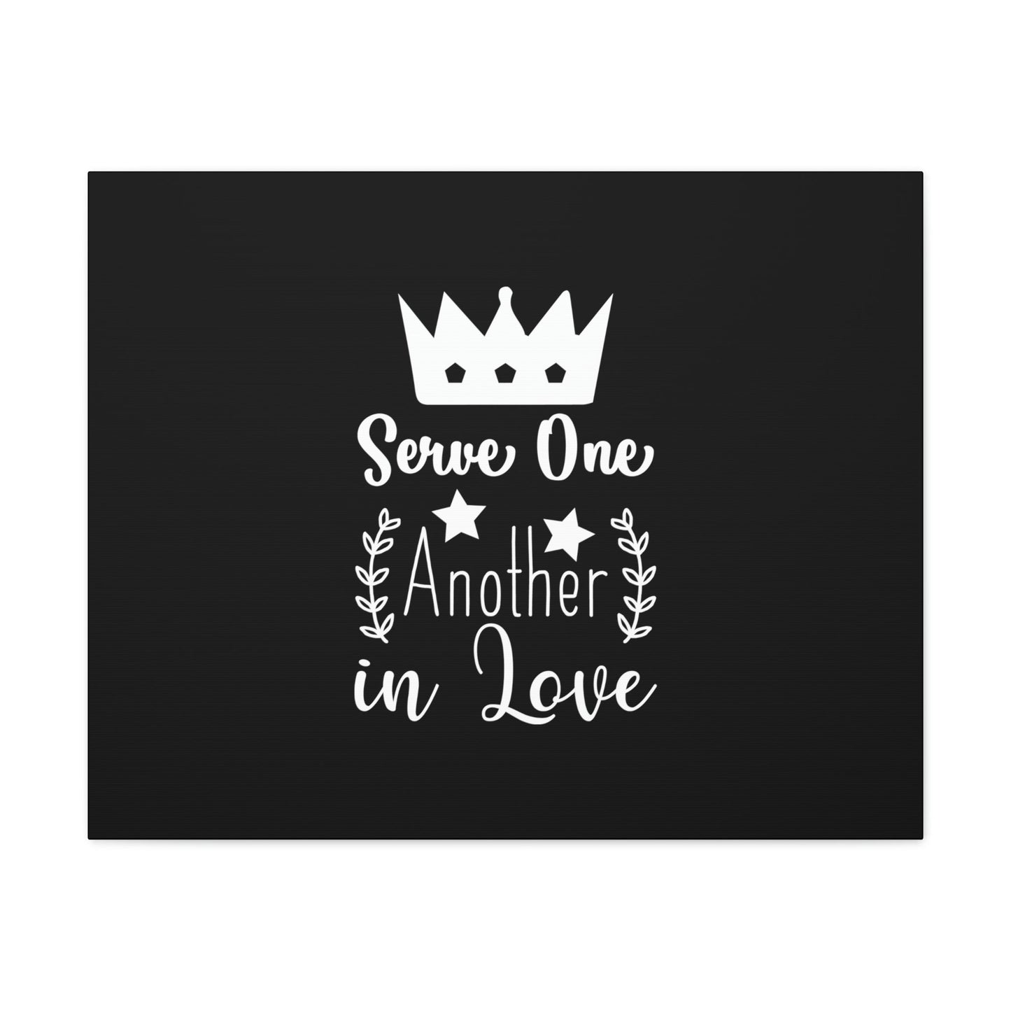 Serve One Another In Love Ephesians 5:21 Christian Wall Art Bible Verse Print Ready to Hang Unframed-Express Your Love Gifts