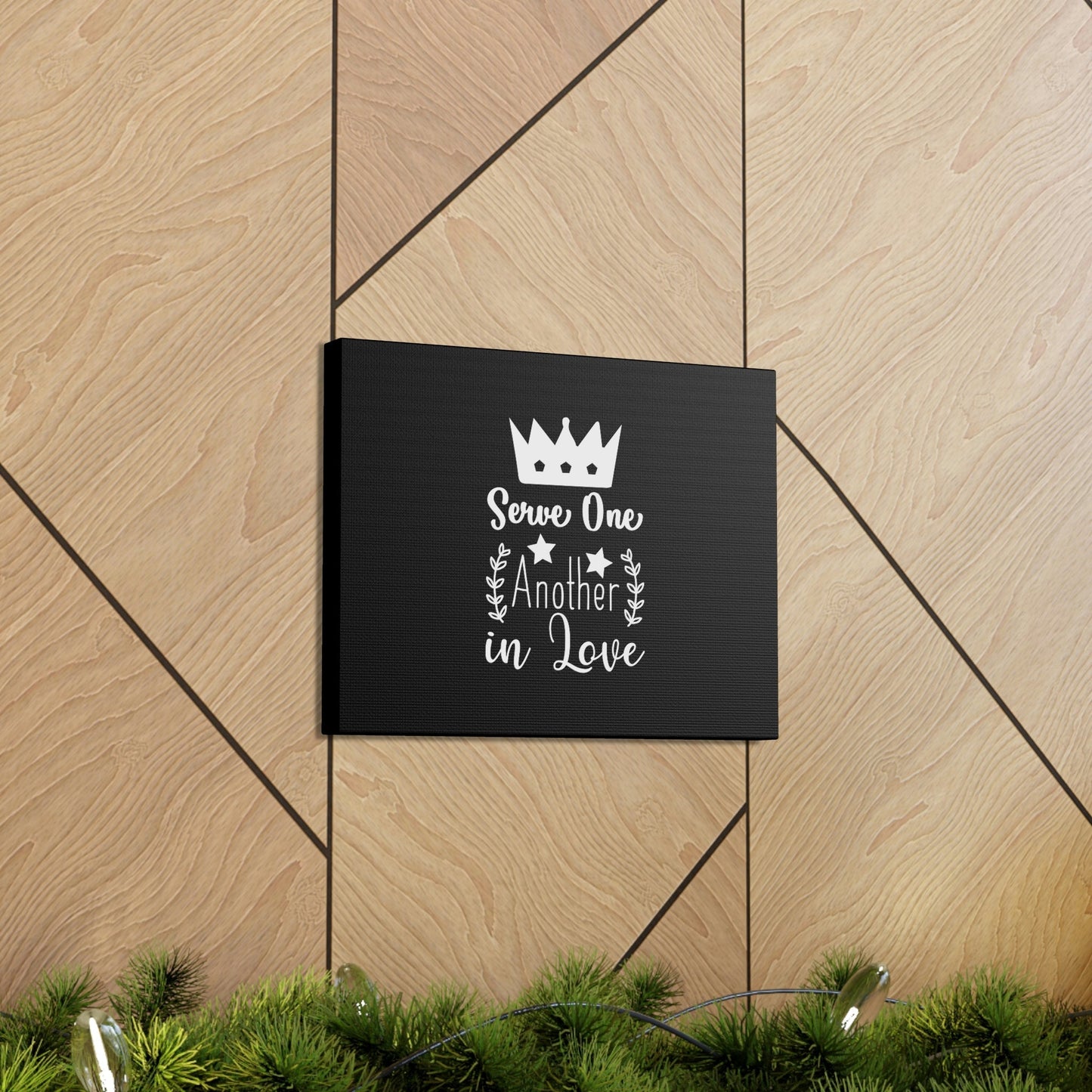 Serve One Another In Love Ephesians 5:21 Christian Wall Art Bible Verse Print Ready to Hang Unframed-Express Your Love Gifts