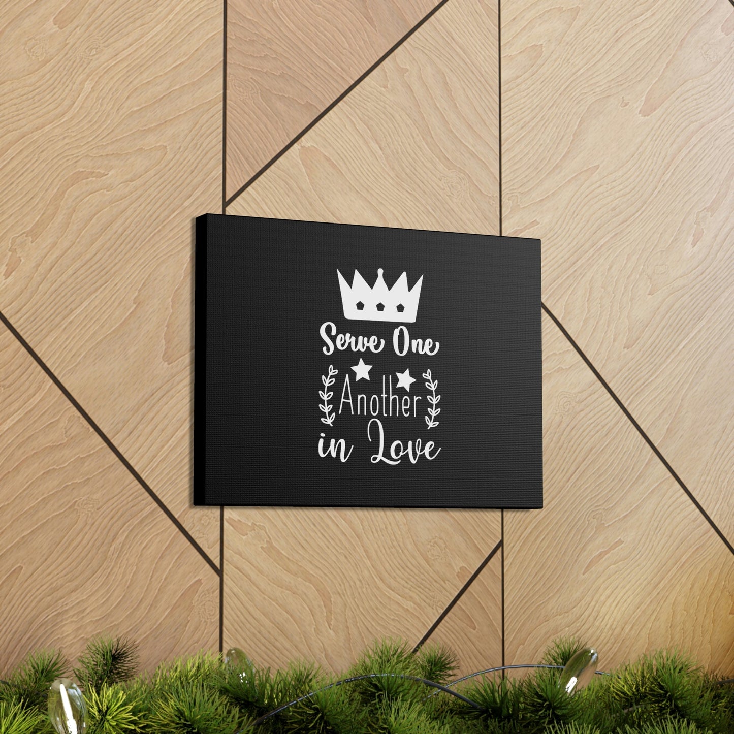 Serve One Another In Love Ephesians 5:21 Christian Wall Art Bible Verse Print Ready to Hang Unframed-Express Your Love Gifts