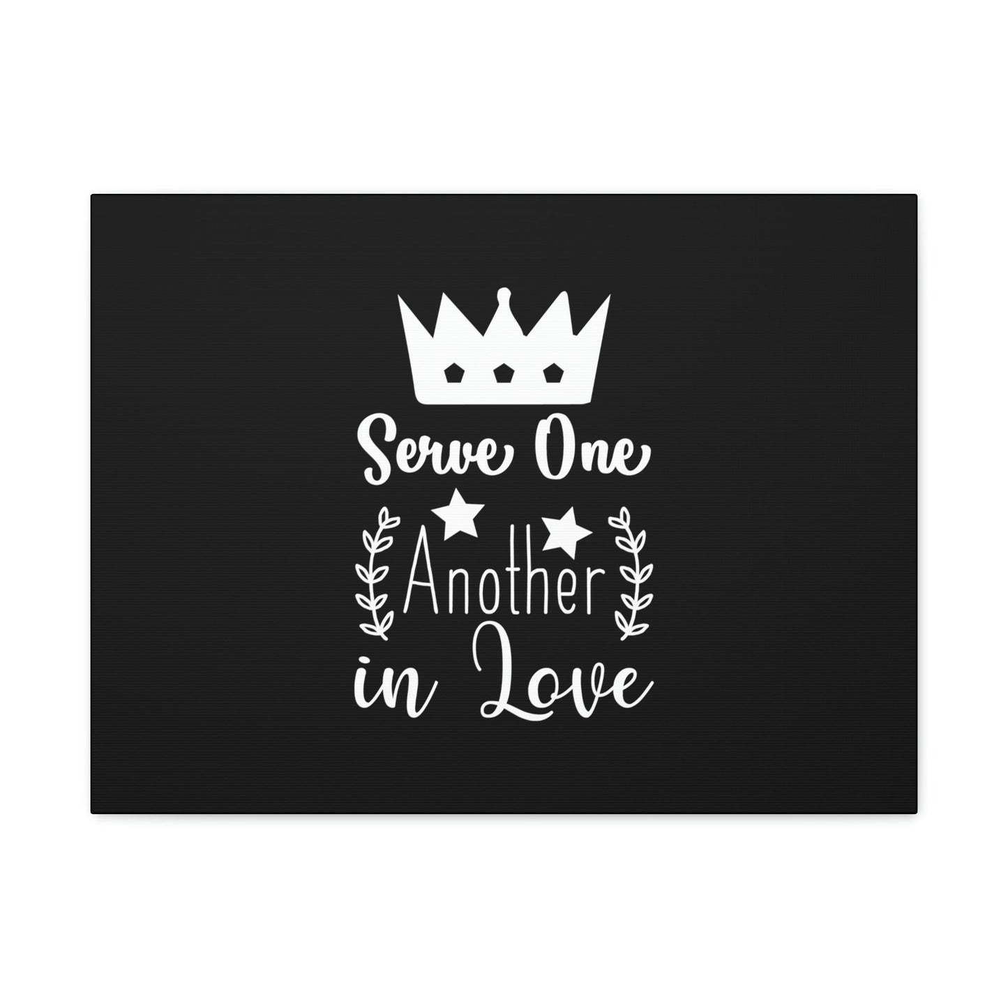 Serve One Another In Love Ephesians 5:21 Christian Wall Art Bible Verse Print Ready to Hang Unframed-Express Your Love Gifts