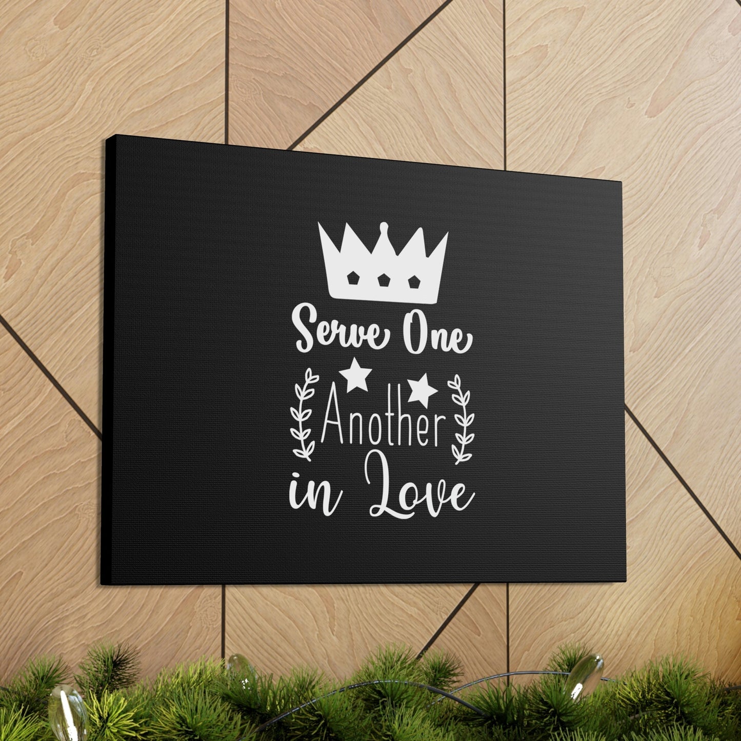 Serve One Another In Love Ephesians 5:21 Christian Wall Art Bible Verse Print Ready to Hang Unframed-Express Your Love Gifts