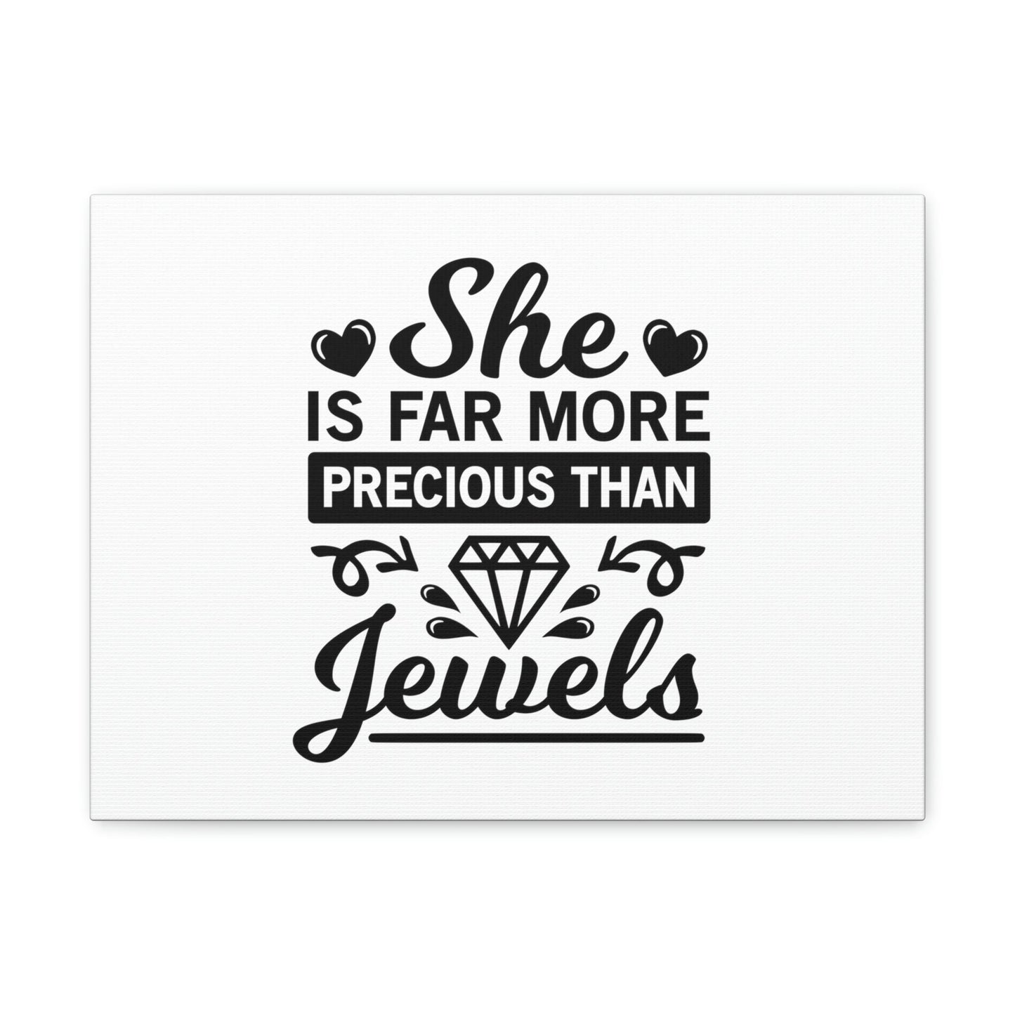 Scripture Walls She Is Far More Precious Than Jewels Proverbs 31:10 Christian Wall Art Bible Verse Print Ready to Hang Unframed-Express Your Love Gifts