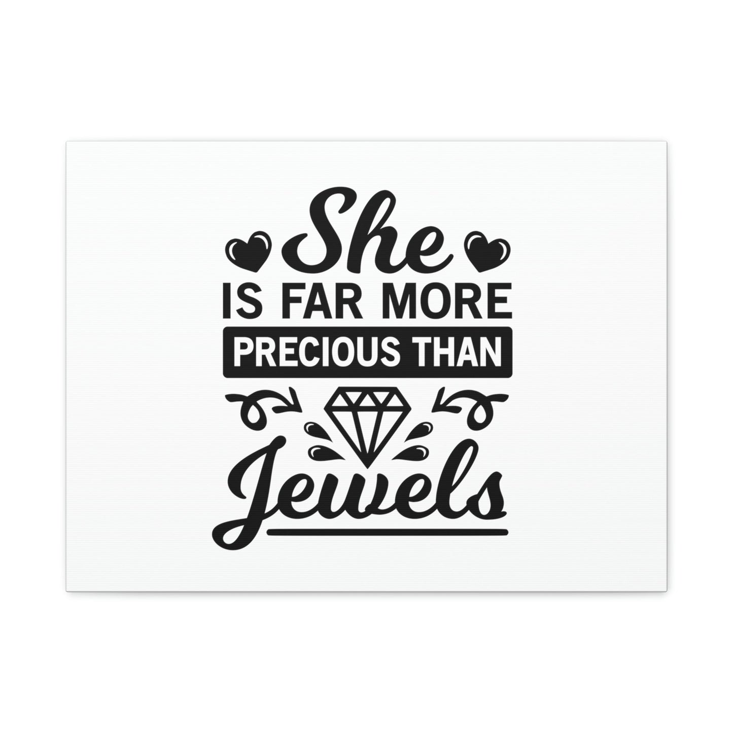 Scripture Walls She Is Far More Precious Than Jewels Proverbs 31:10 Christian Wall Art Bible Verse Print Ready to Hang Unframed-Express Your Love Gifts