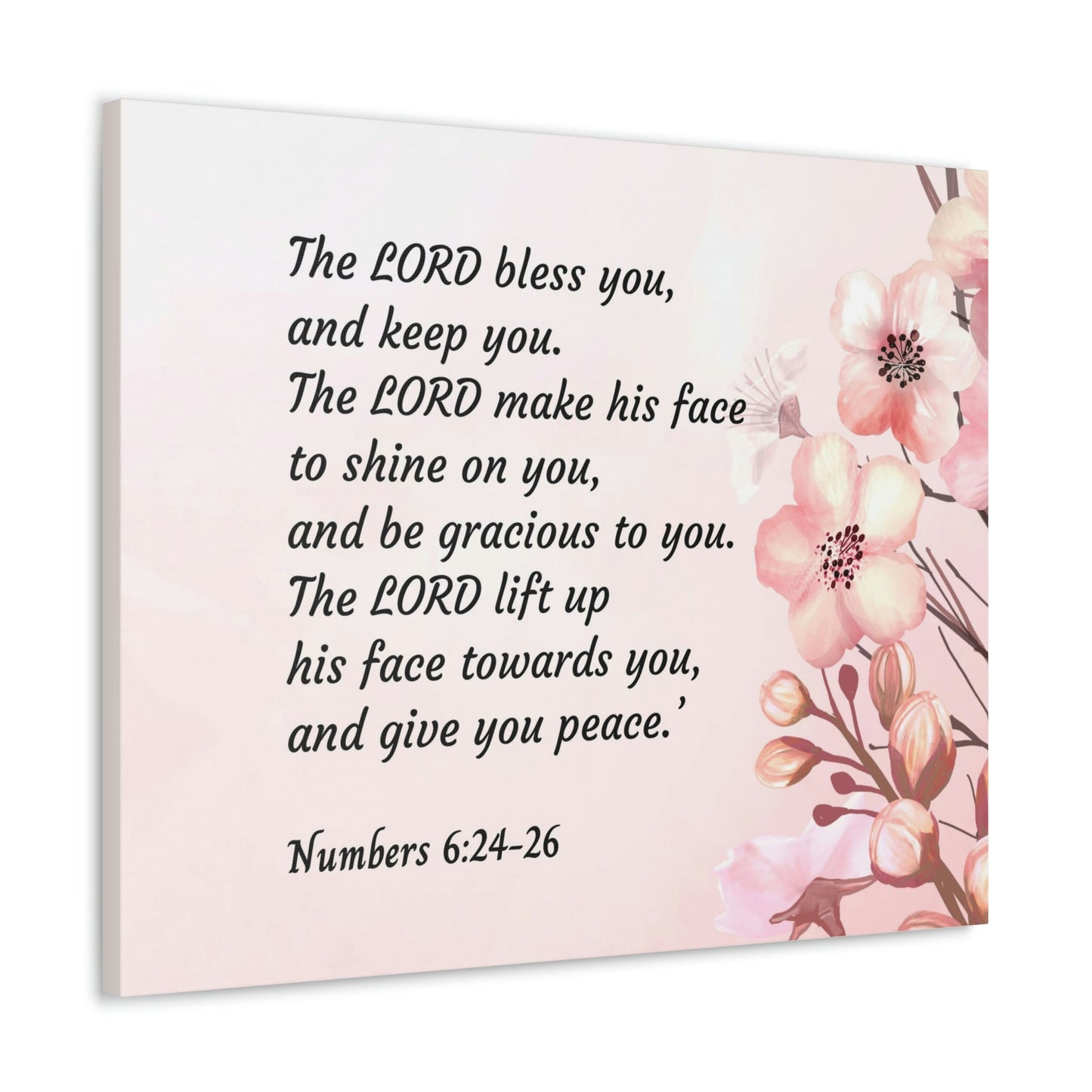 Scripture Walls Shine On You Numbers 6:24 Bible Verse Canvas Christian Wall Art Ready to Hang Unframed-Express Your Love Gifts