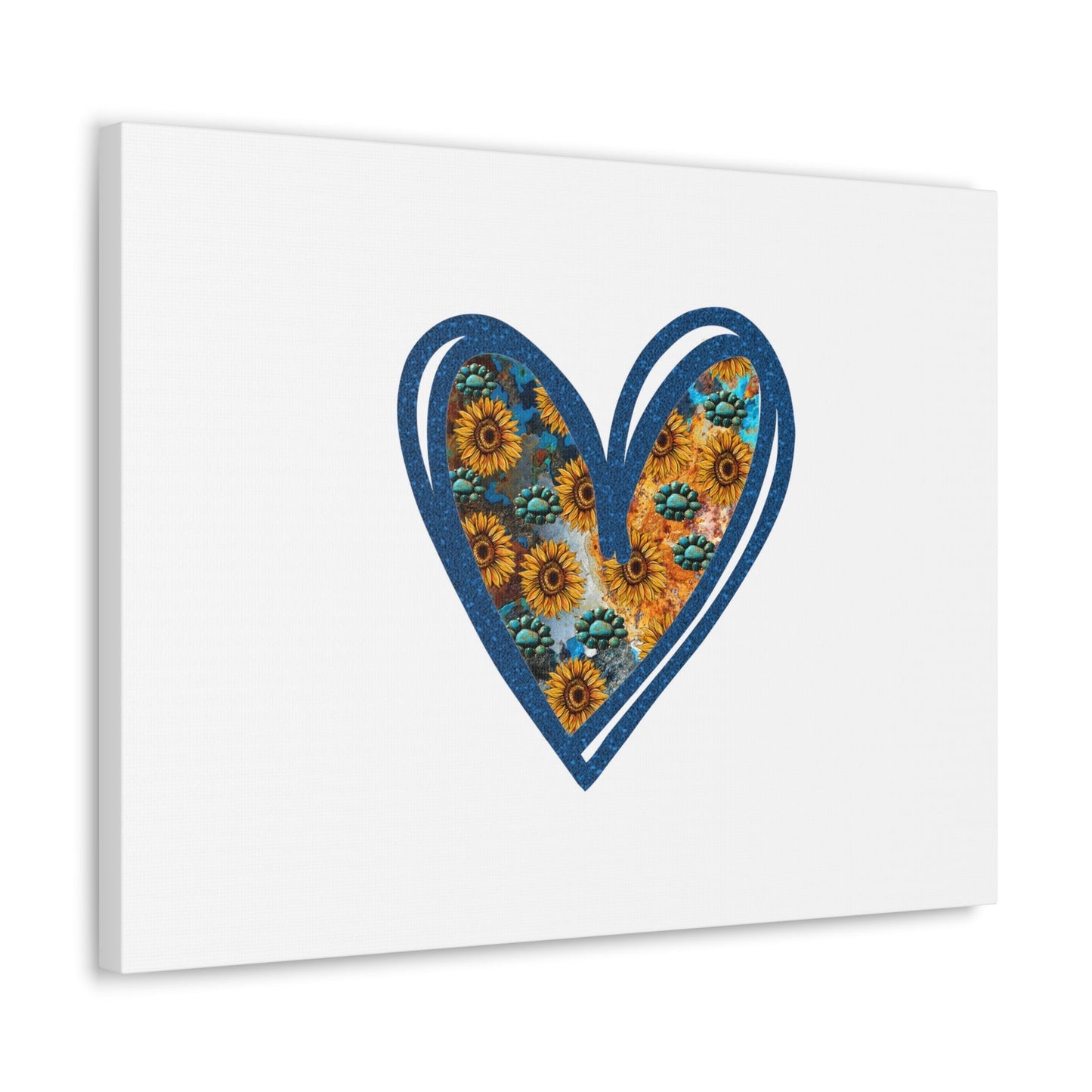Sunflower Heart Proverbs 4:23 Christian Wall Art Bible Verse Print Ready to Hang Unframed-Express Your Love Gifts