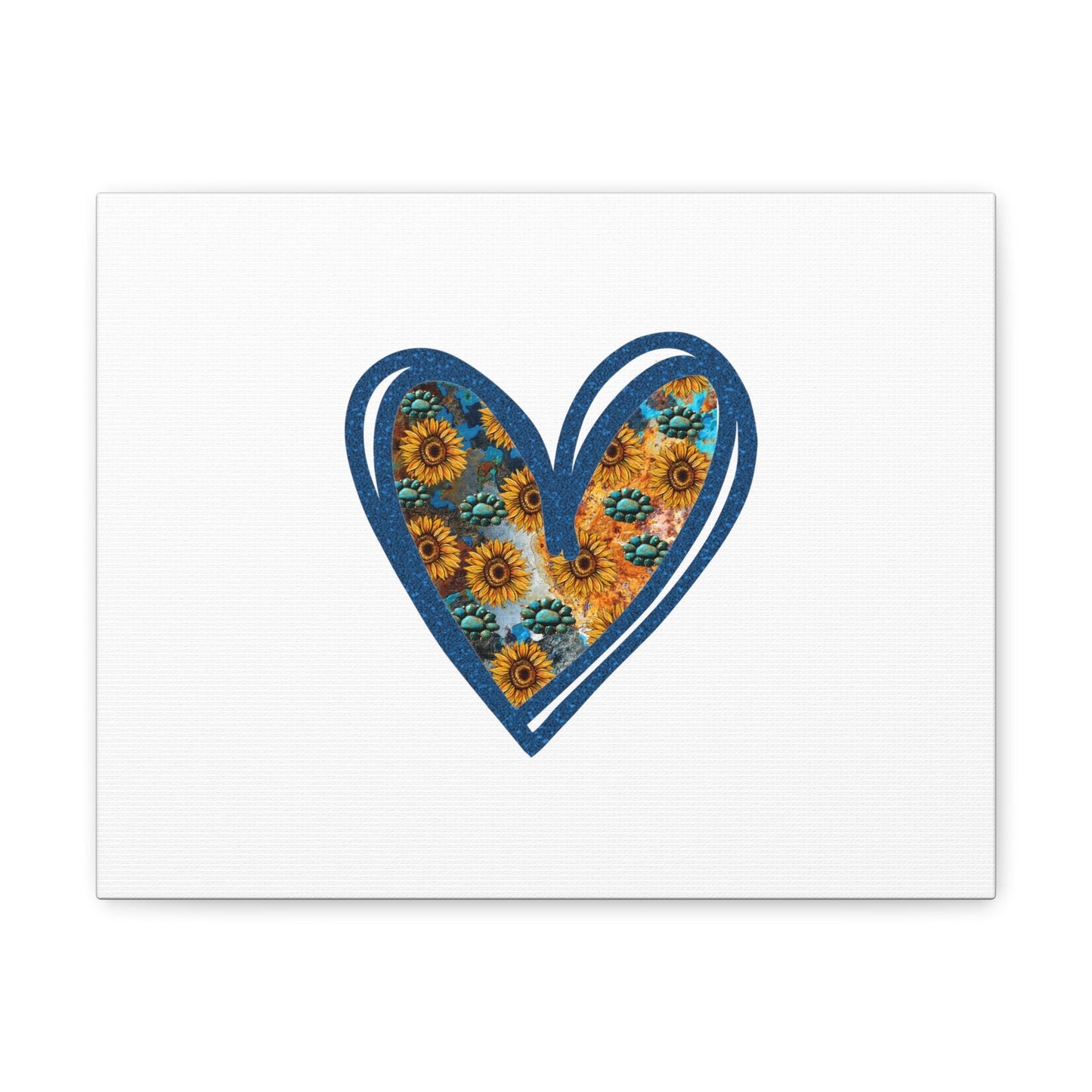 Sunflower Heart Proverbs 4:23 Christian Wall Art Bible Verse Print Ready to Hang Unframed-Express Your Love Gifts