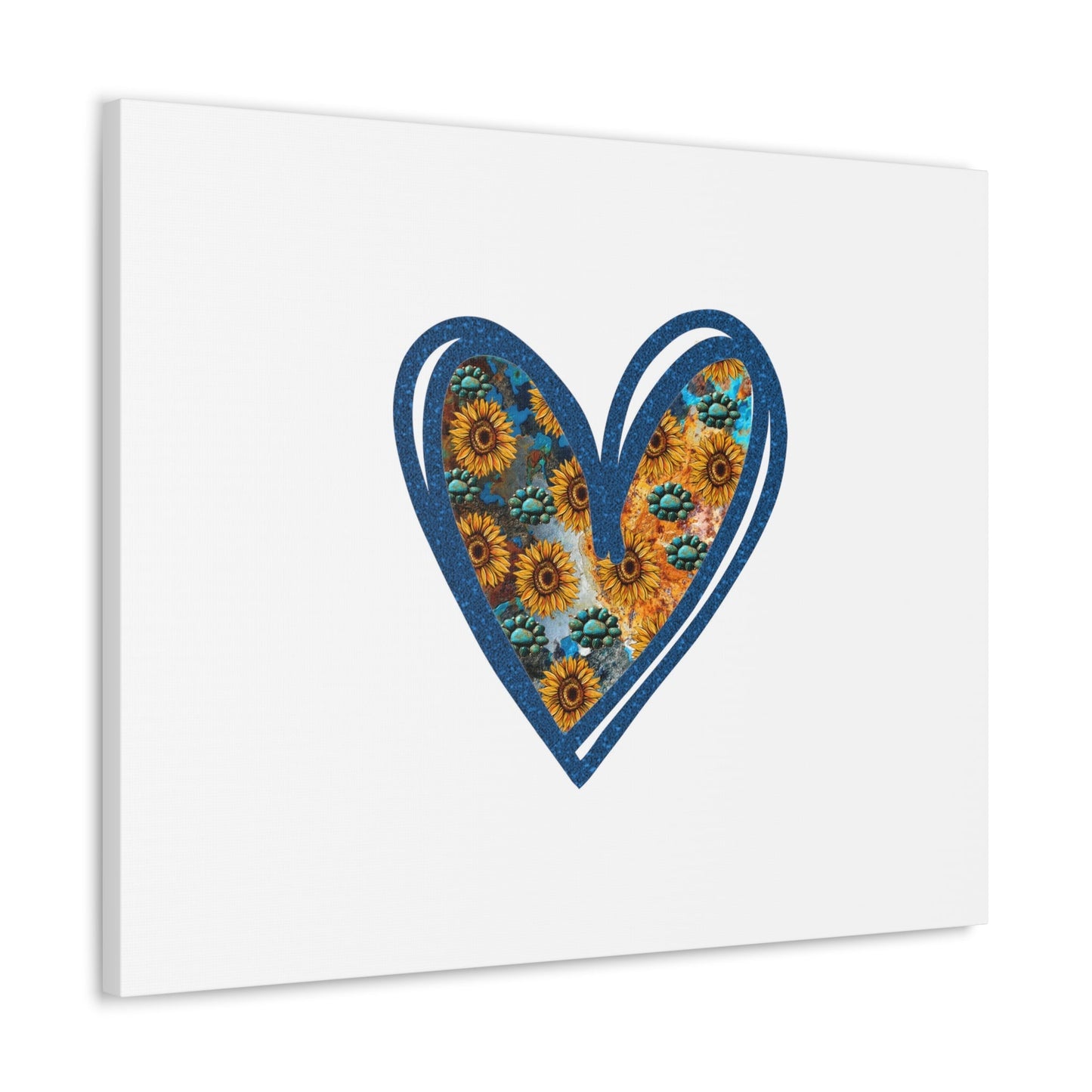 Sunflower Heart Proverbs 4:23 Christian Wall Art Bible Verse Print Ready to Hang Unframed-Express Your Love Gifts