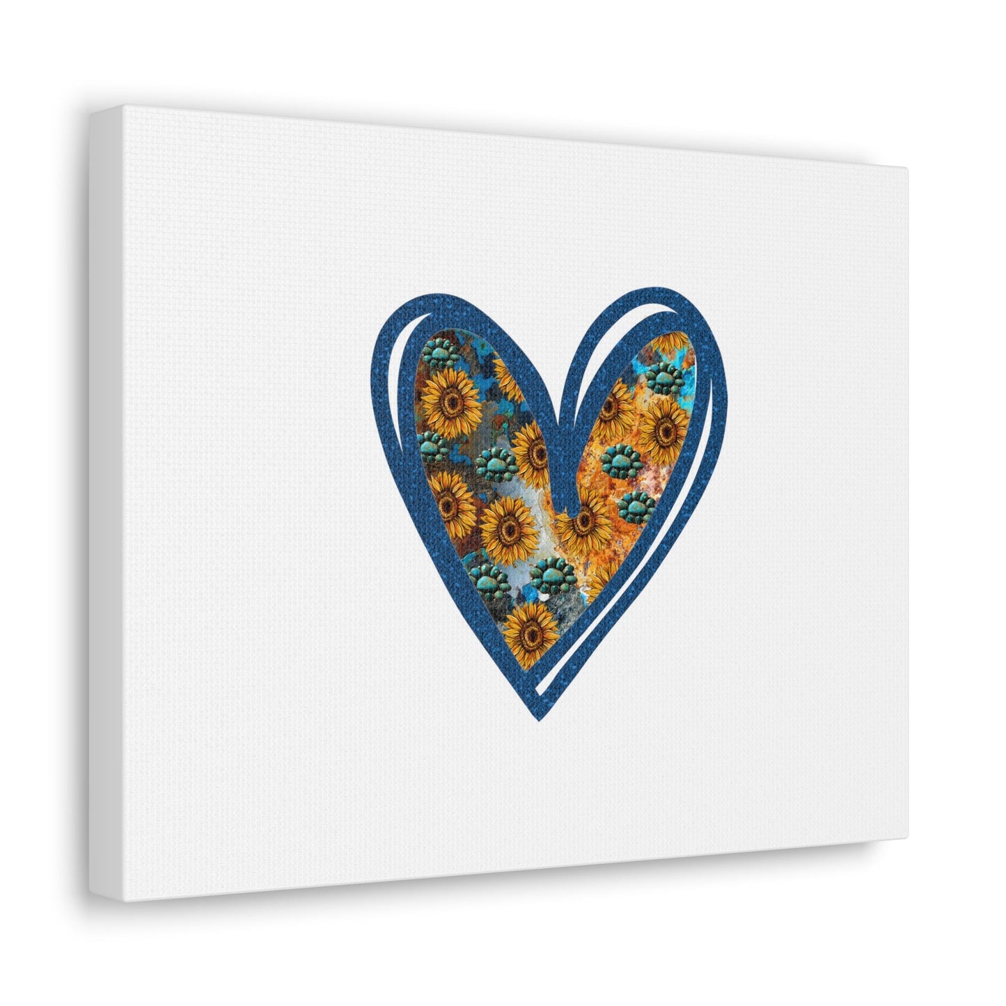 Sunflower Heart Proverbs 4:23 Christian Wall Art Bible Verse Print Ready to Hang Unframed-Express Your Love Gifts