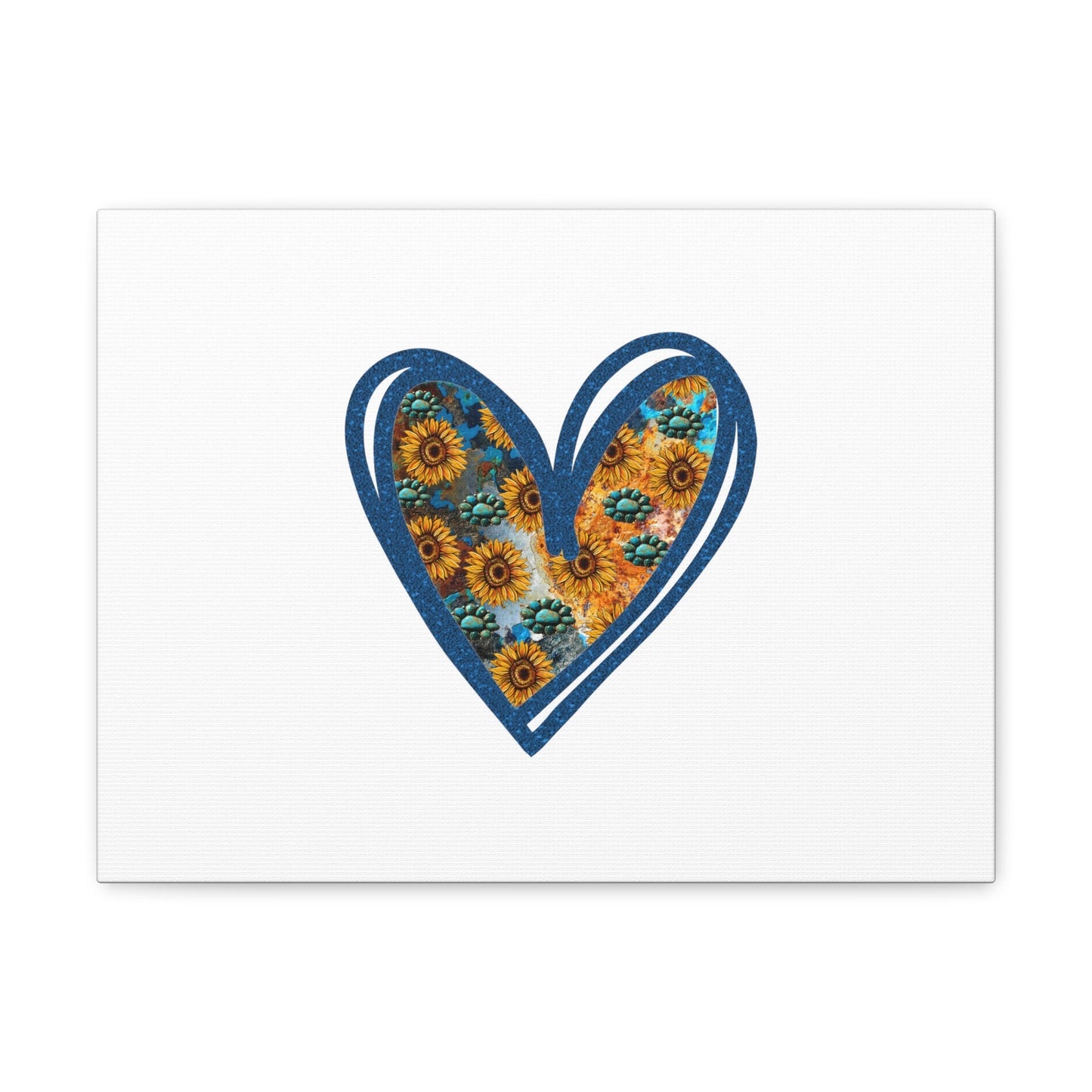 Sunflower Heart Proverbs 4:23 Christian Wall Art Bible Verse Print Ready to Hang Unframed-Express Your Love Gifts