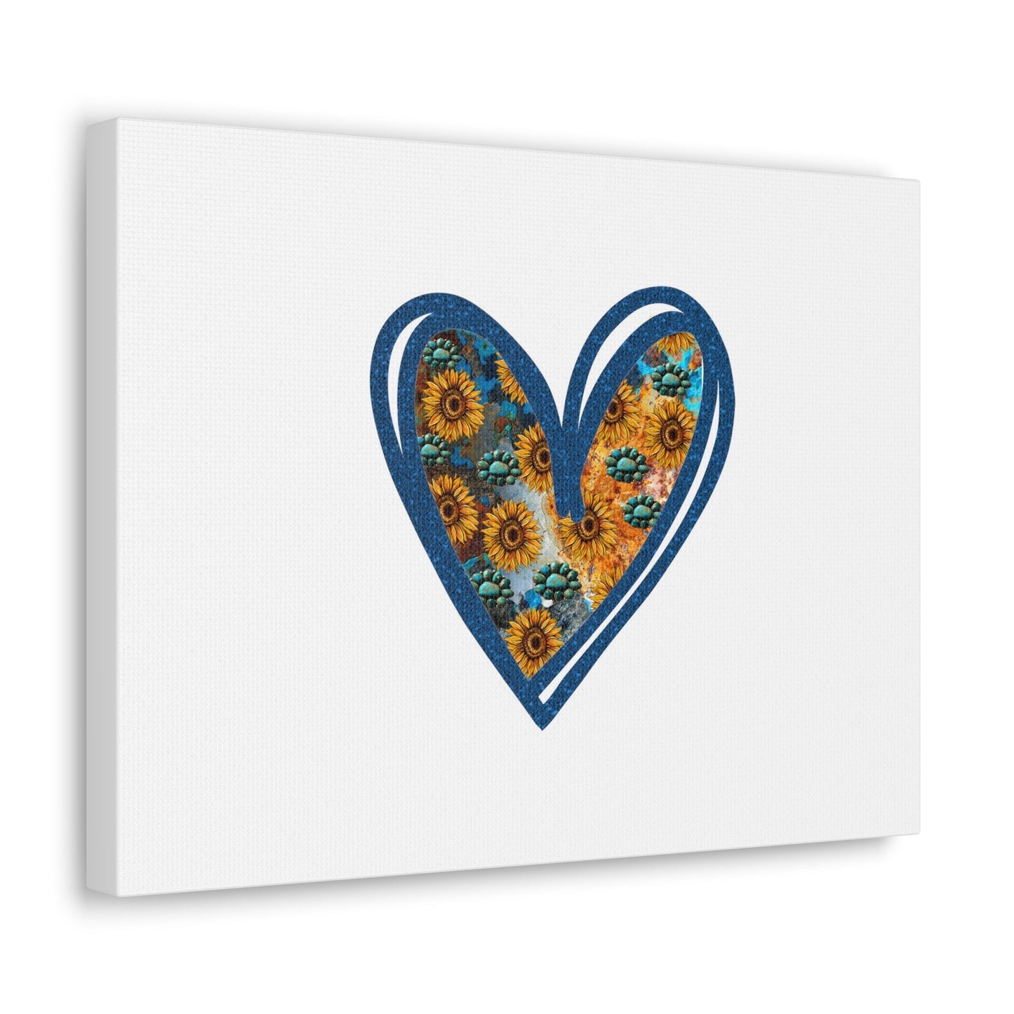 Sunflower Heart Proverbs 4:23 Christian Wall Art Bible Verse Print Ready to Hang Unframed-Express Your Love Gifts