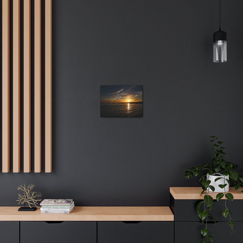 Scripture Walls The Light Shines John 1:5 Dark Bible Verse Canvas Christian Wall Art Ready to Hang Unframed-Express Your Love Gifts