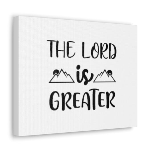 The Lord Is Greater Psalm 96:4 Christian Wall Art Bible Verse Print Ready to Hang Unframed-Express Your Love Gifts